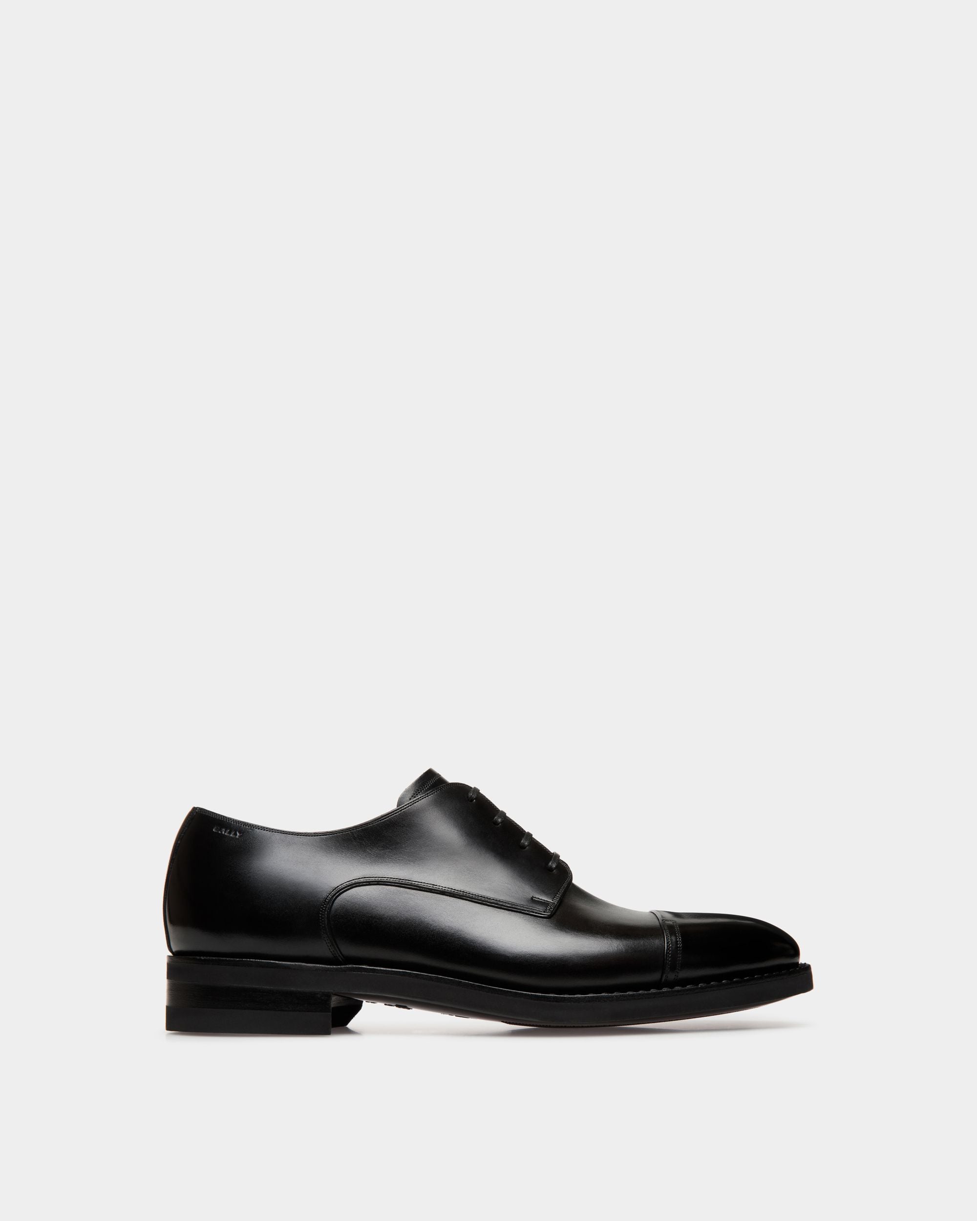 Scribe Un Derby In Black Leather - Men's - Bally - 01