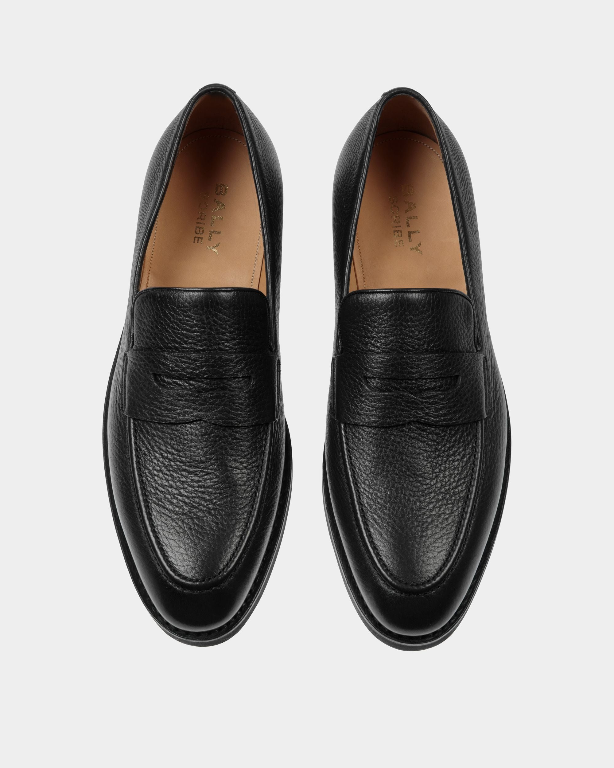 Mocassino Scribe Un In Pelle Di Daino Nera - Uomo - Bally - 05