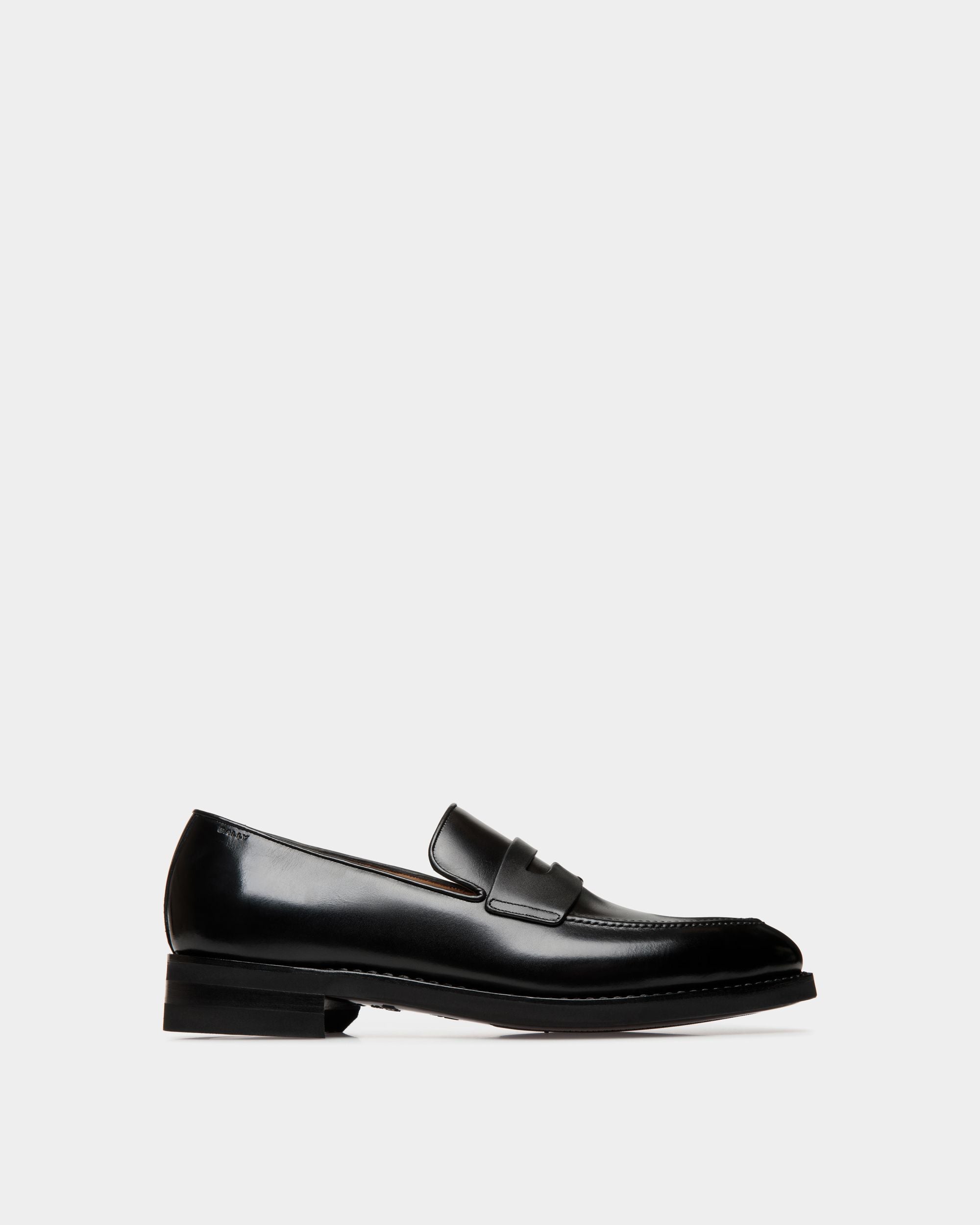 Scribe Un Loafer In Black Leather - Men's - Bally - 01