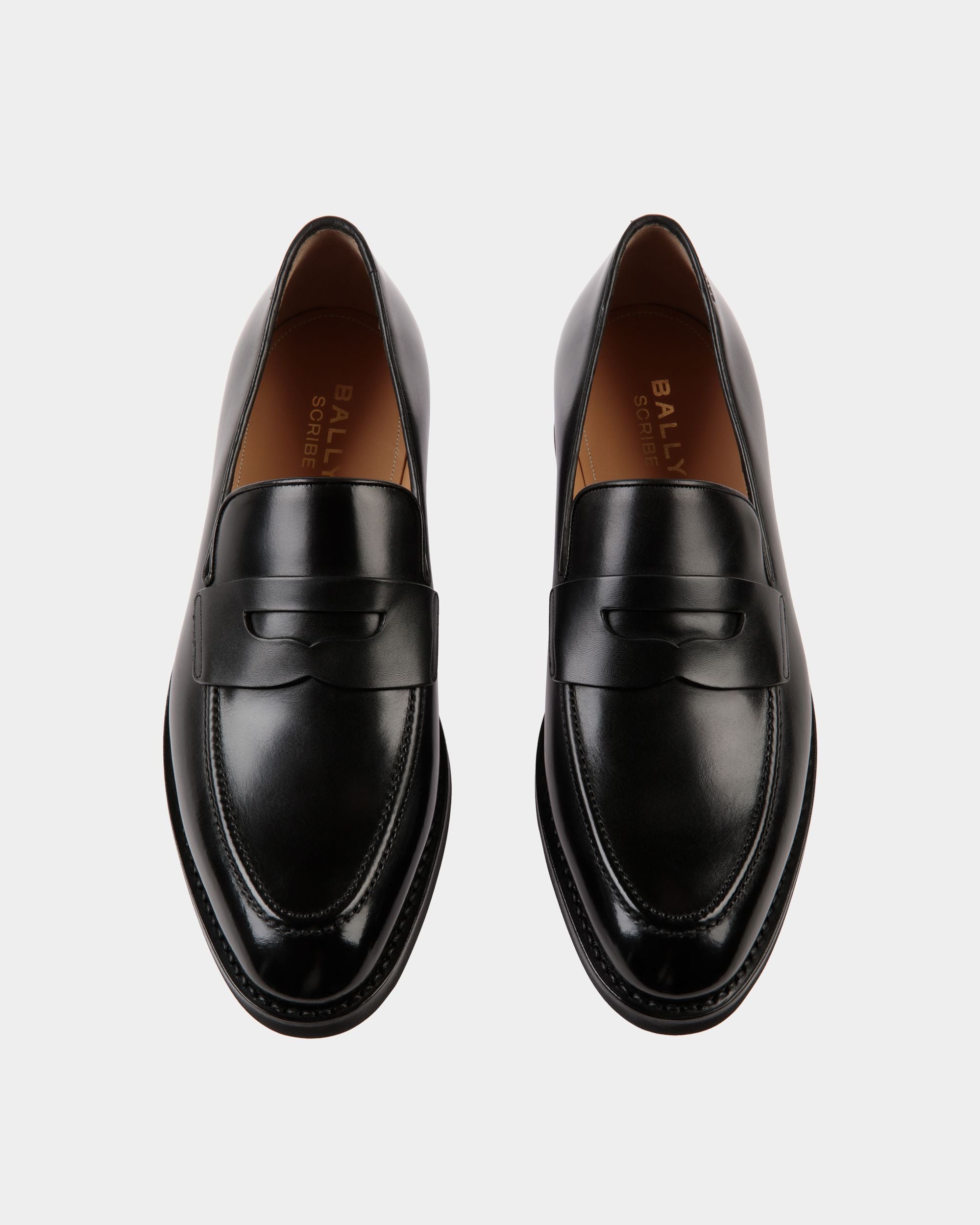 Scribe Un Loafer In Black Leather - Men's - Bally - 04