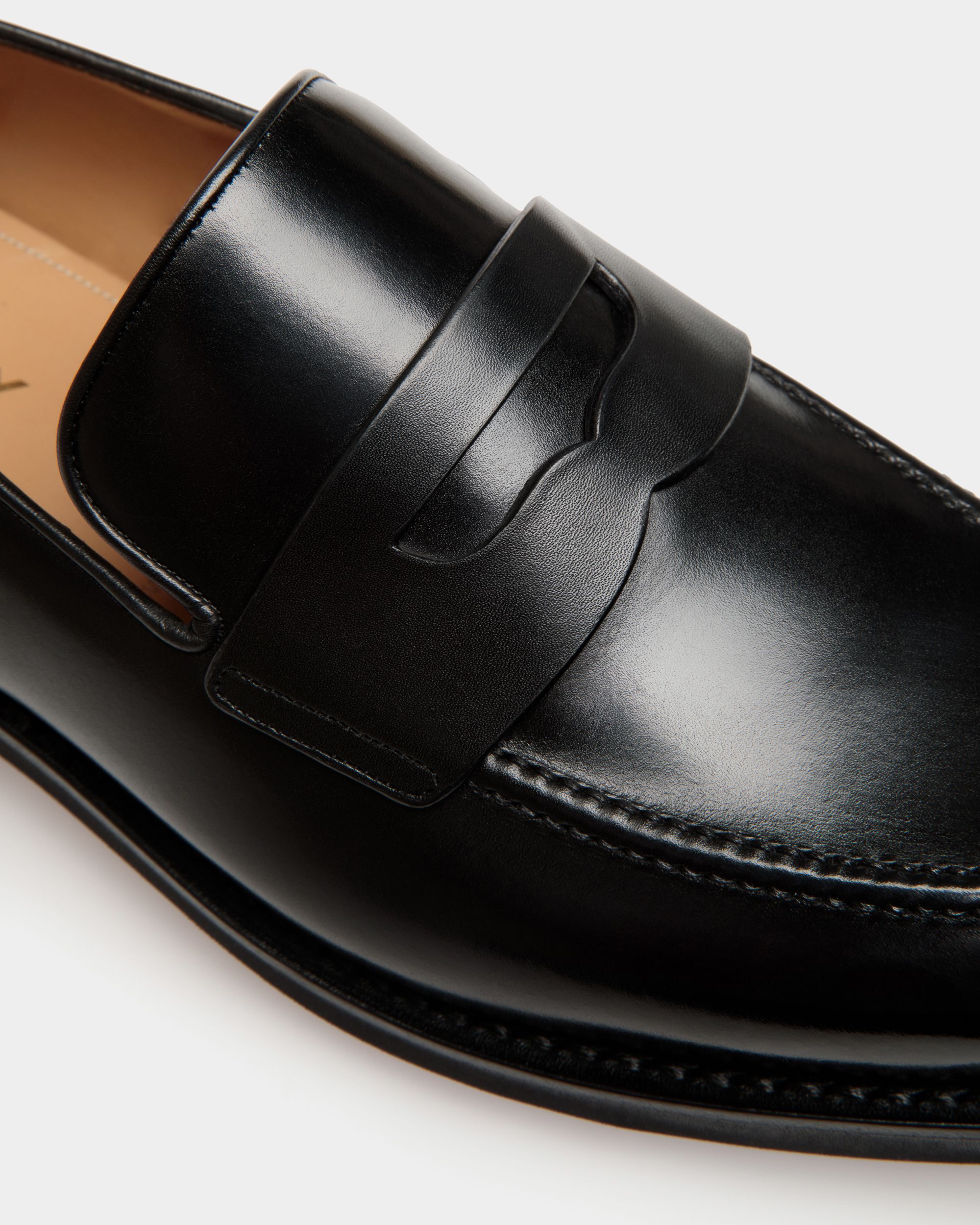 Scribe Un Loafer In Black Leather - Men's - Bally - 05