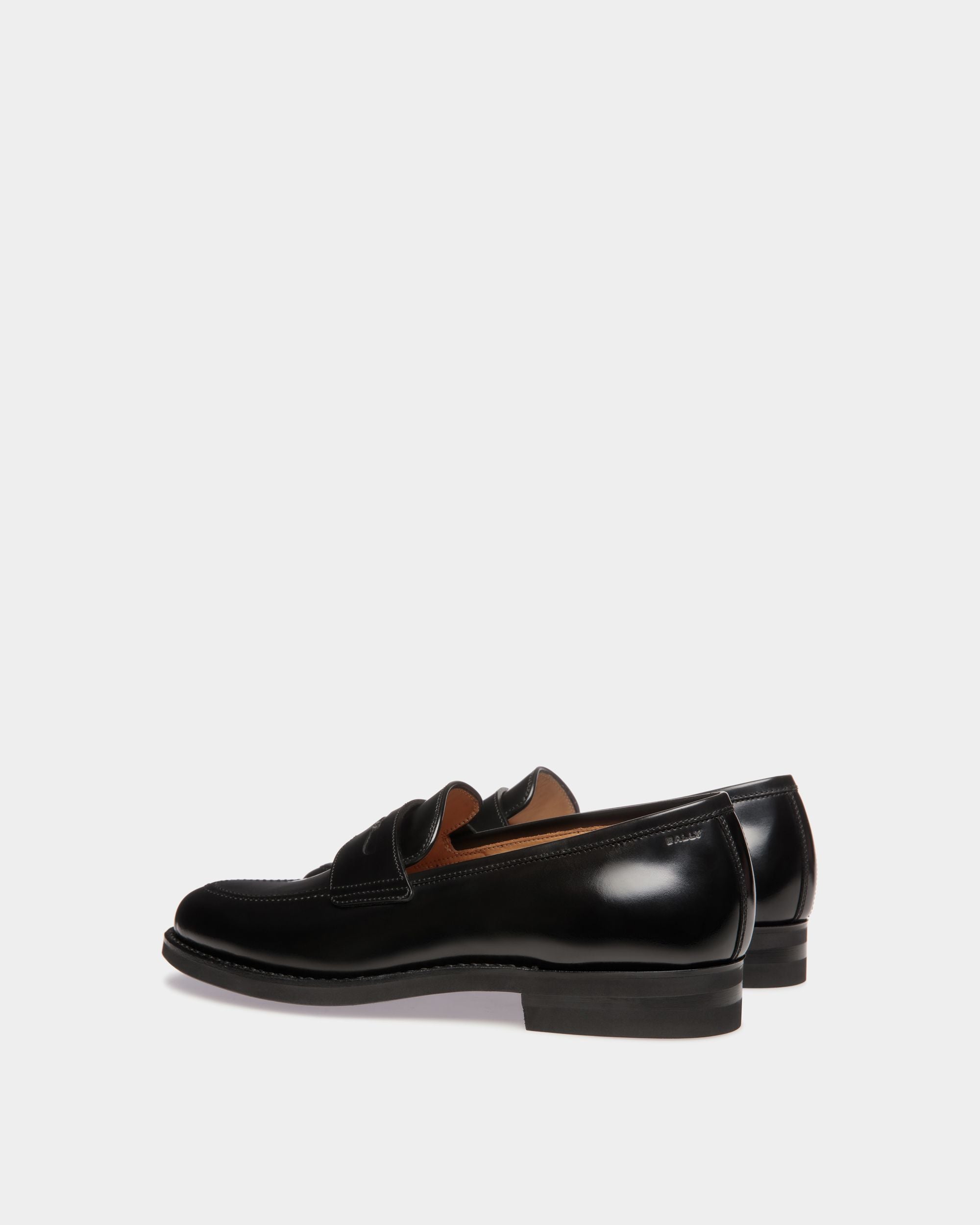 Mocassin Schoenen En Cuir Noir - Homme - Bally - 03