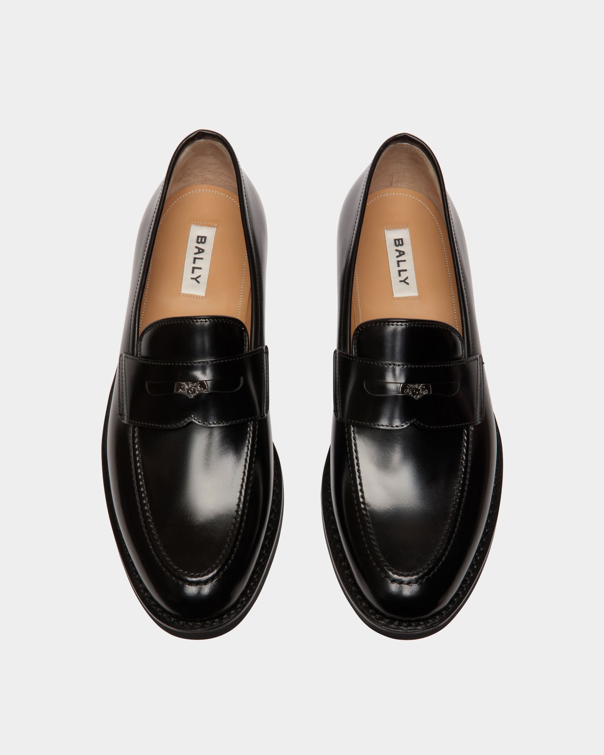 Mocassin Schoenen En Cuir Noir - Homme - Bally - 04