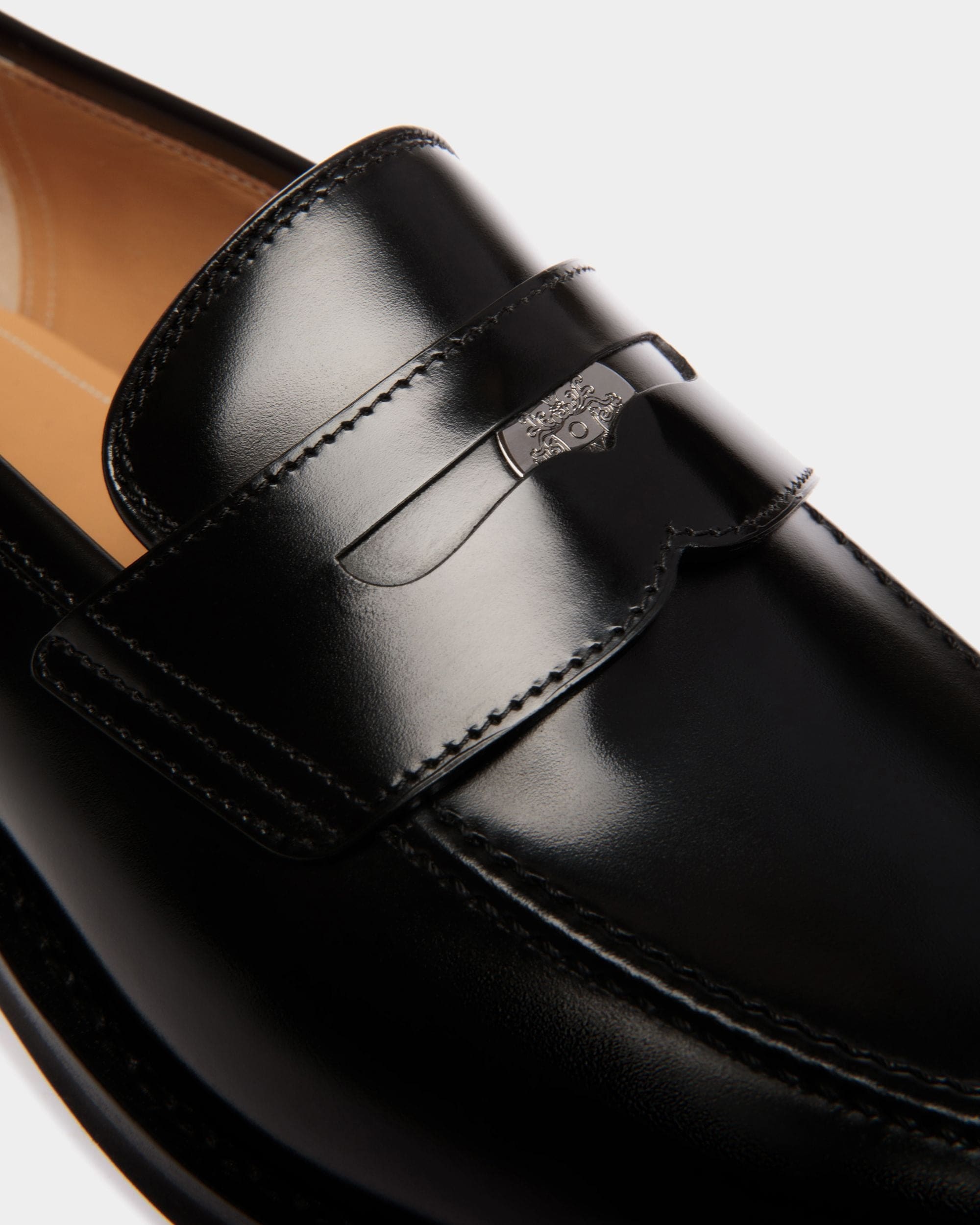 Mocassin Schoenen En Cuir Noir - Homme - Bally - 05