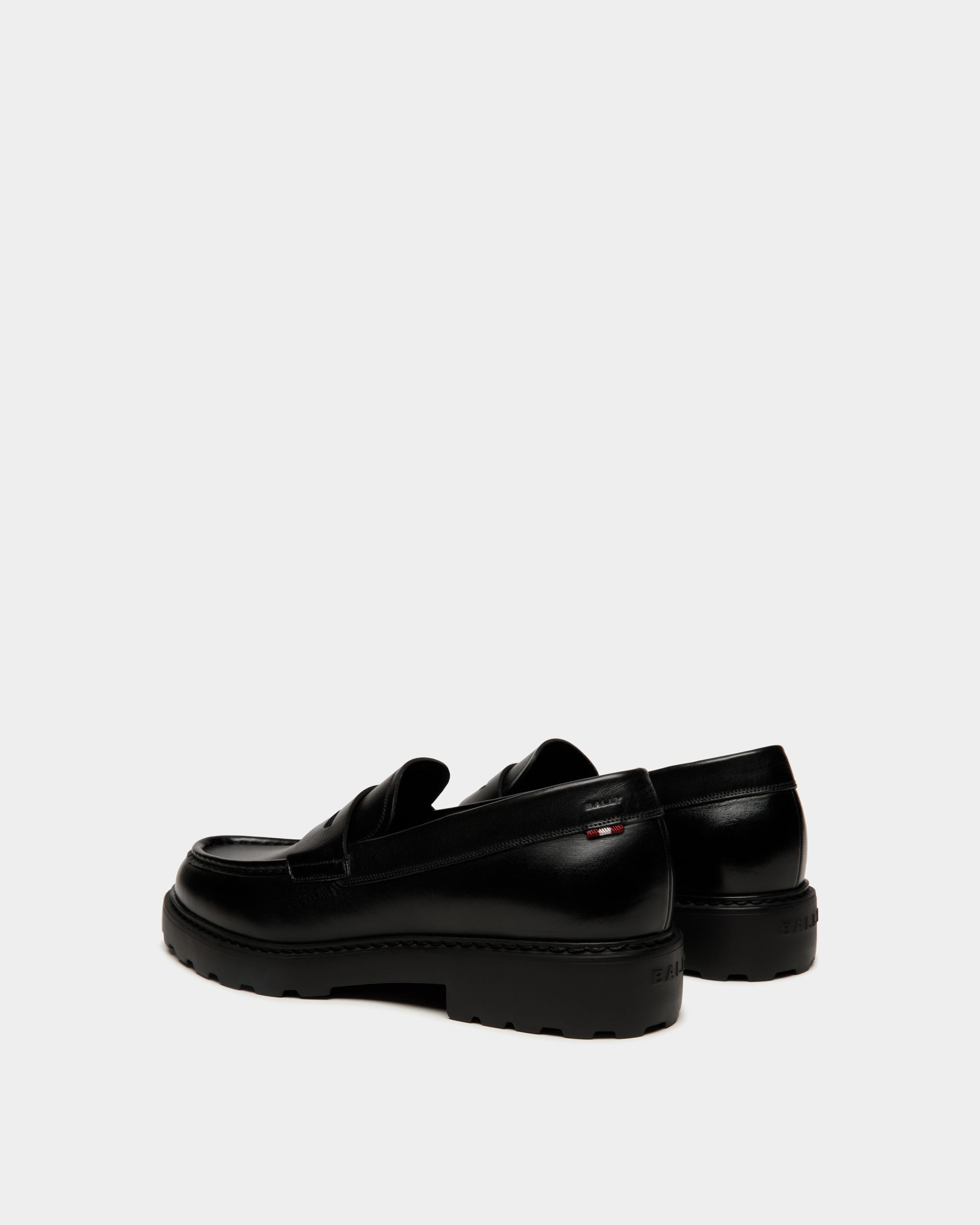 Mocassin Gusto En Cuir Noir - Homme - Bally - 03