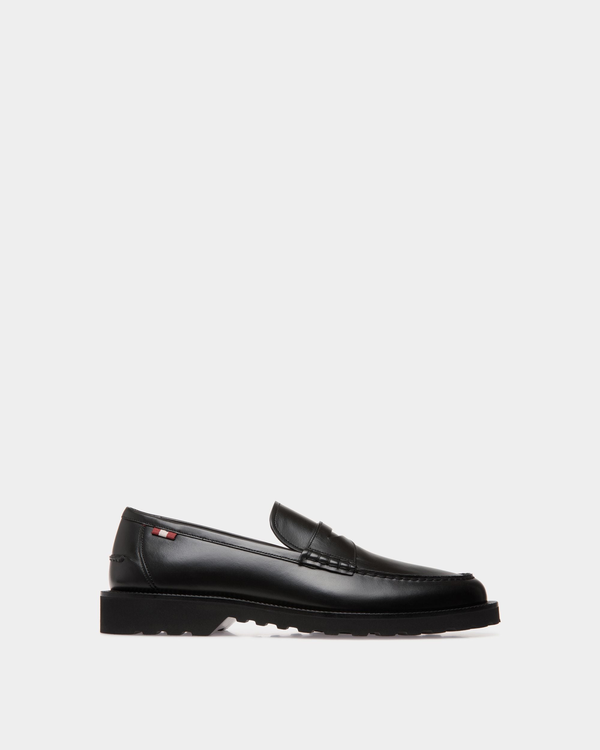 Mocassino In Pelle Nera - Uomo - Bally - 01