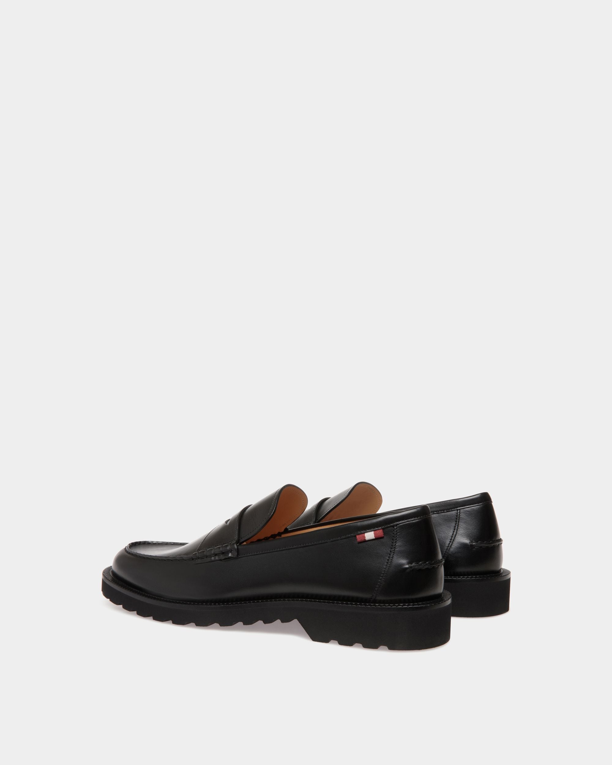 Mocassino In Pelle Nera - Uomo - Bally - 03