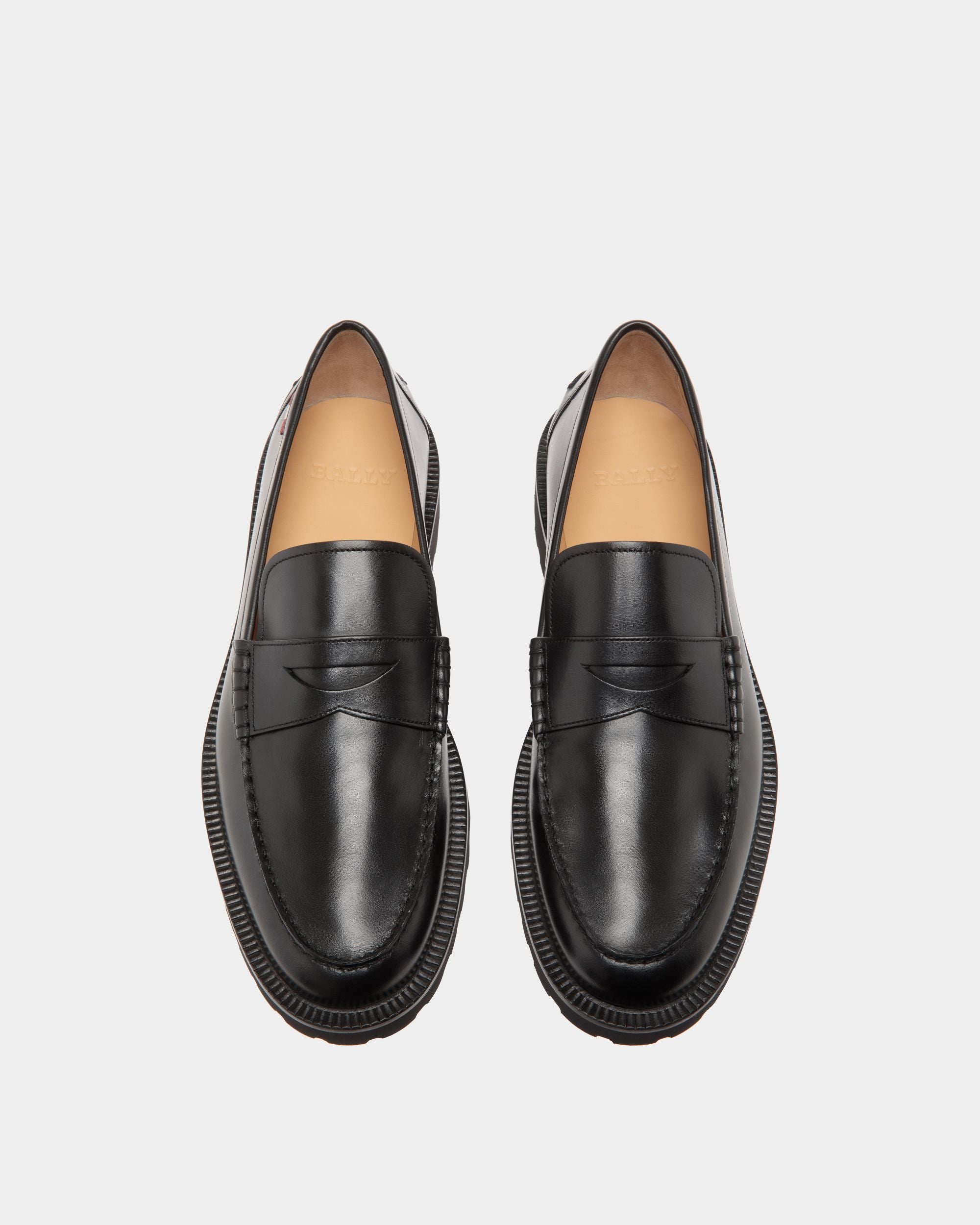 Mocassino In Pelle Nera - Uomo - Bally - 04