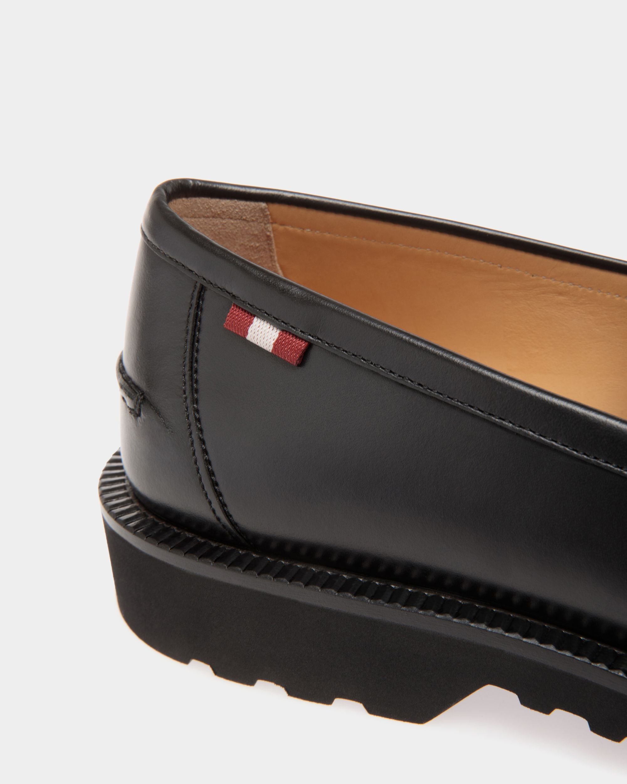 Mocassino In Pelle Nera - Uomo - Bally - 05
