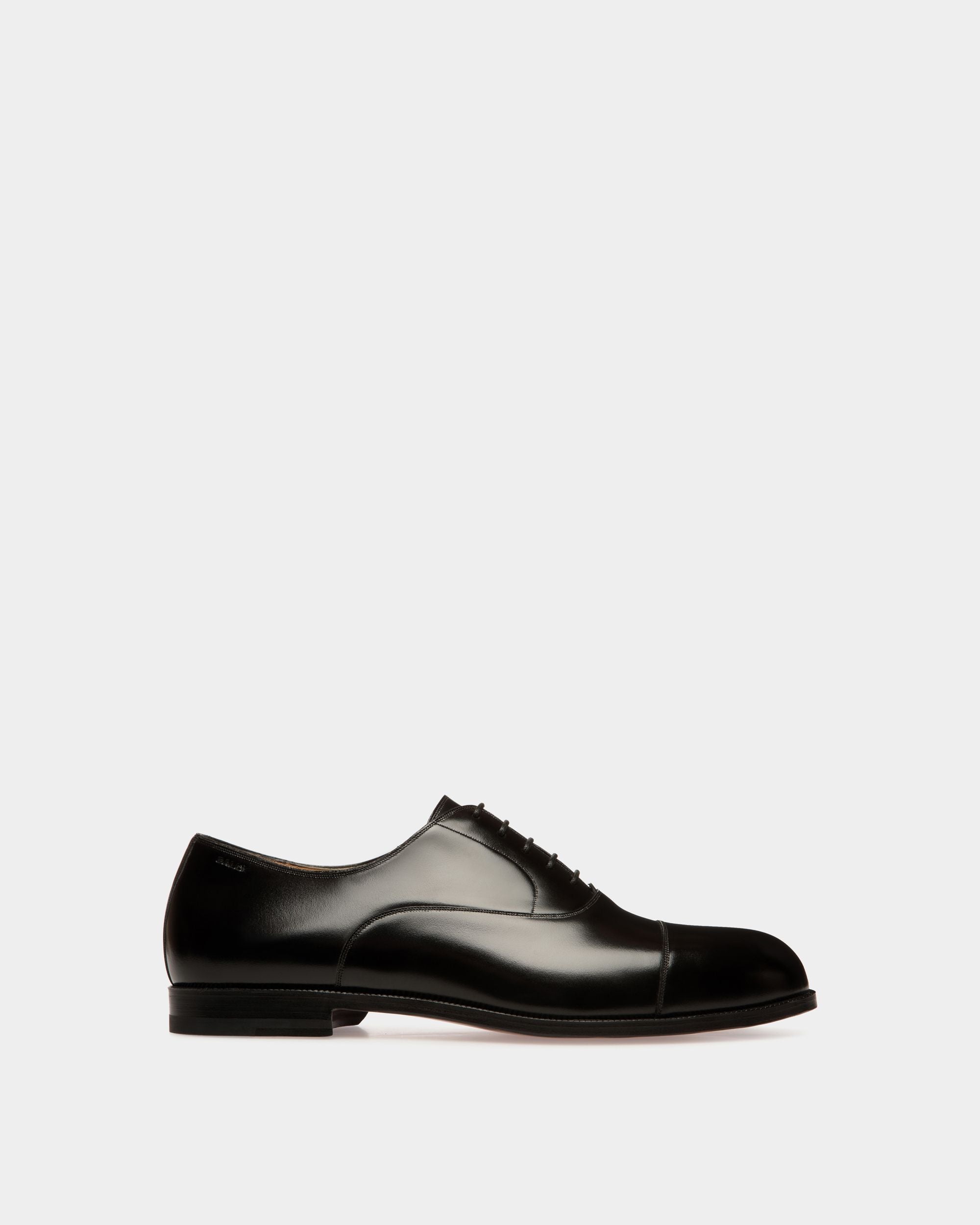 Carl Oxford in Black Leather - Men's - Bally - 01
