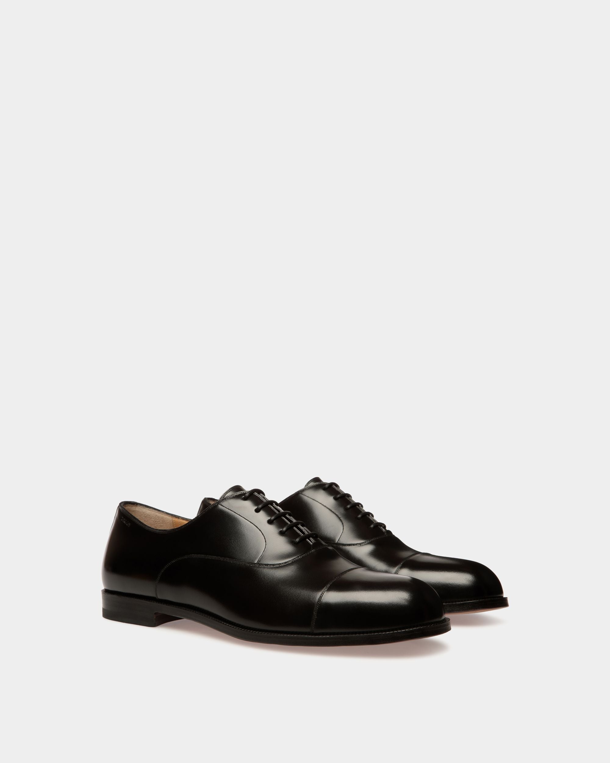 Carl Oxford in Black Leather - Men's - Bally - 03