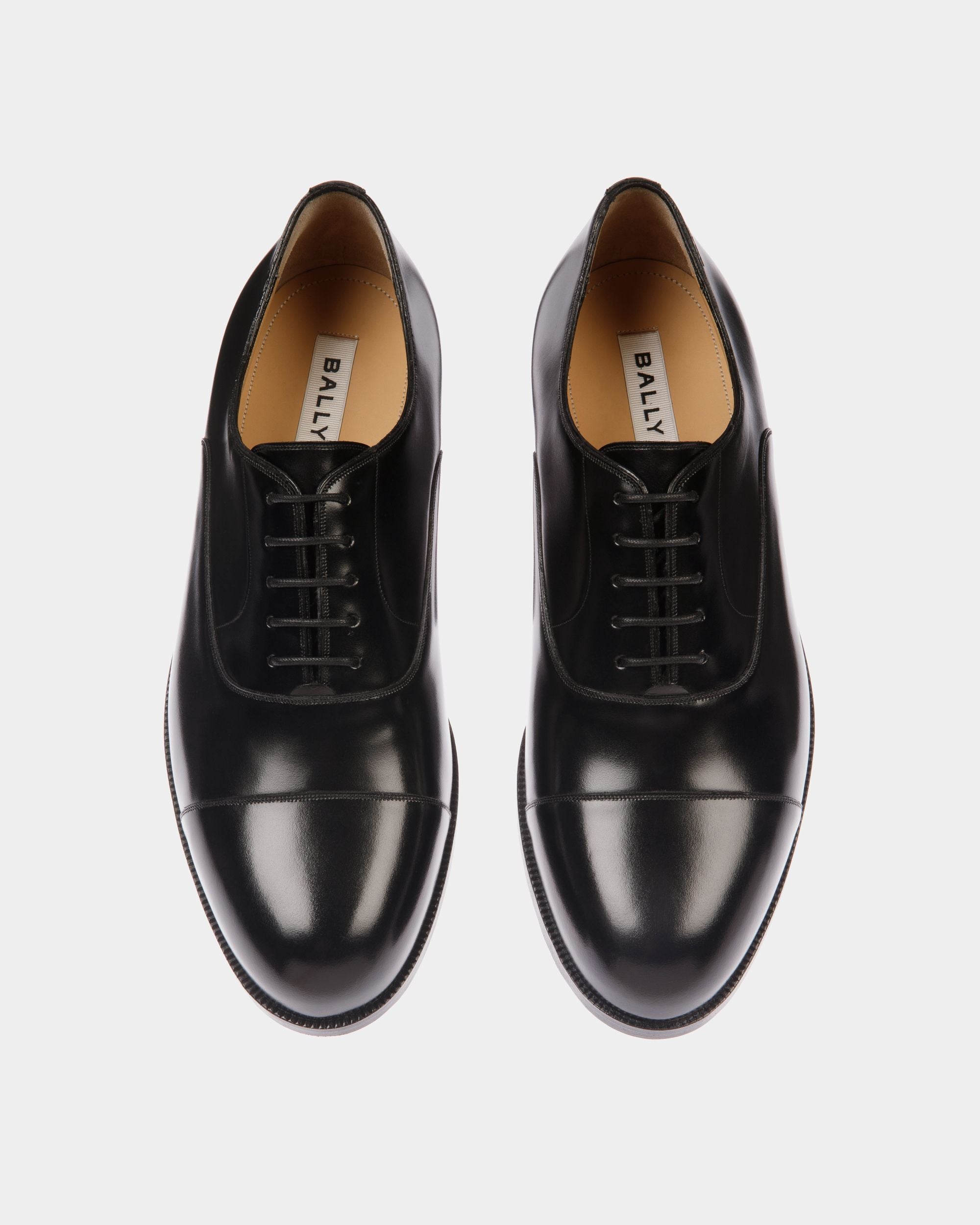 Carl Oxford in Black Leather - Men's - Bally - 05