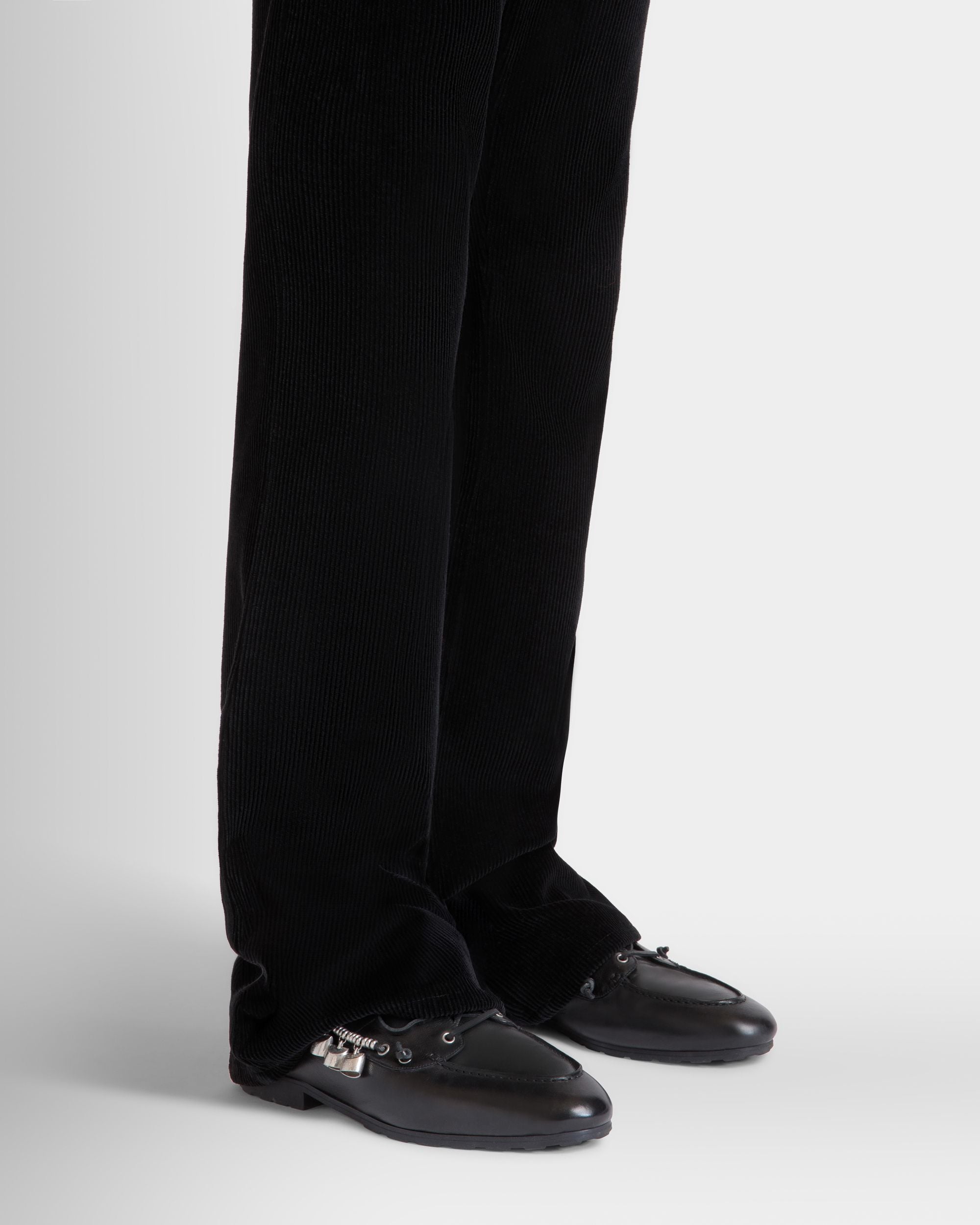 Plume Loafer In Black Leather - Men's - Bally - 02
