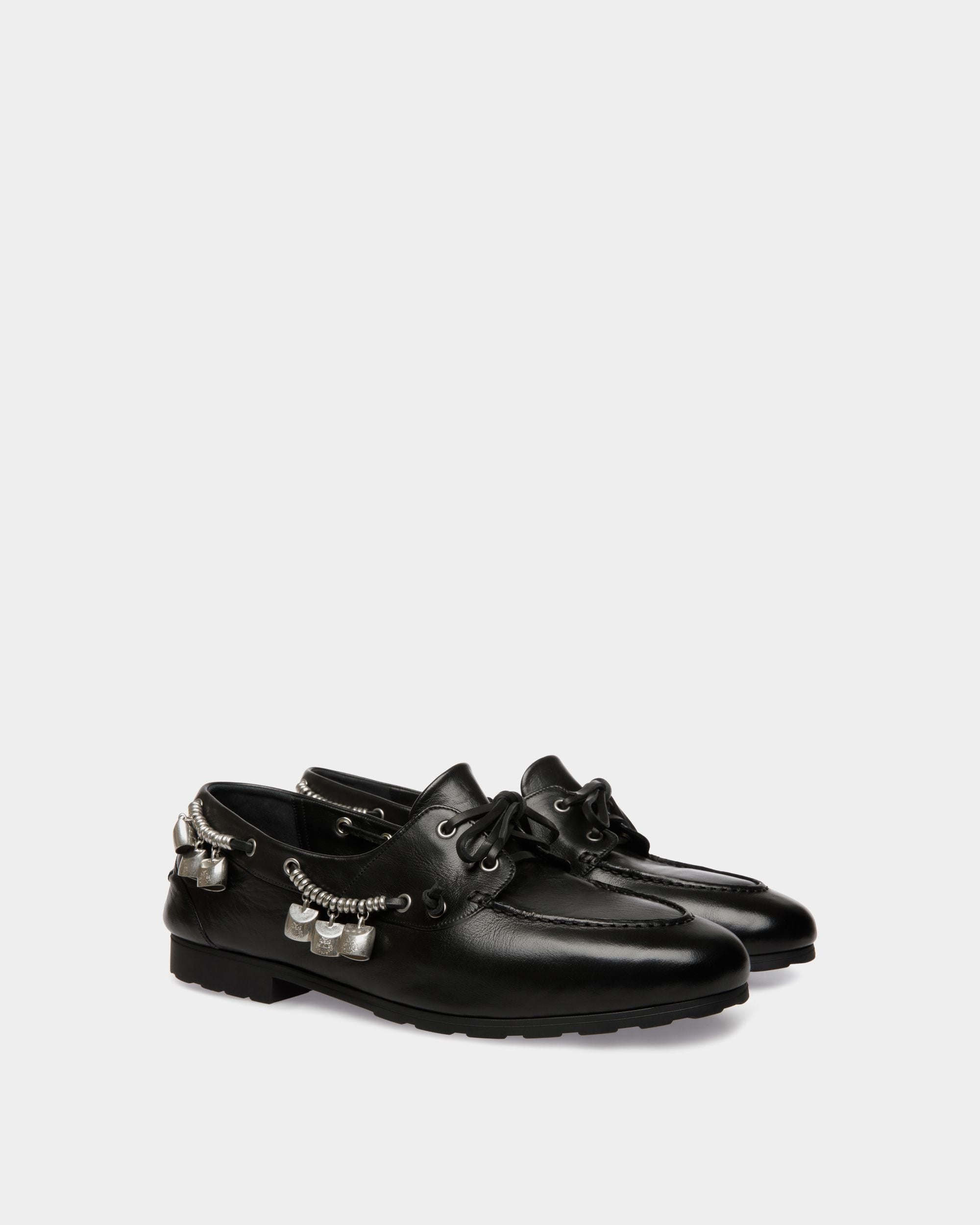 Plume Loafer In Black Leather - Men's - Bally - 03