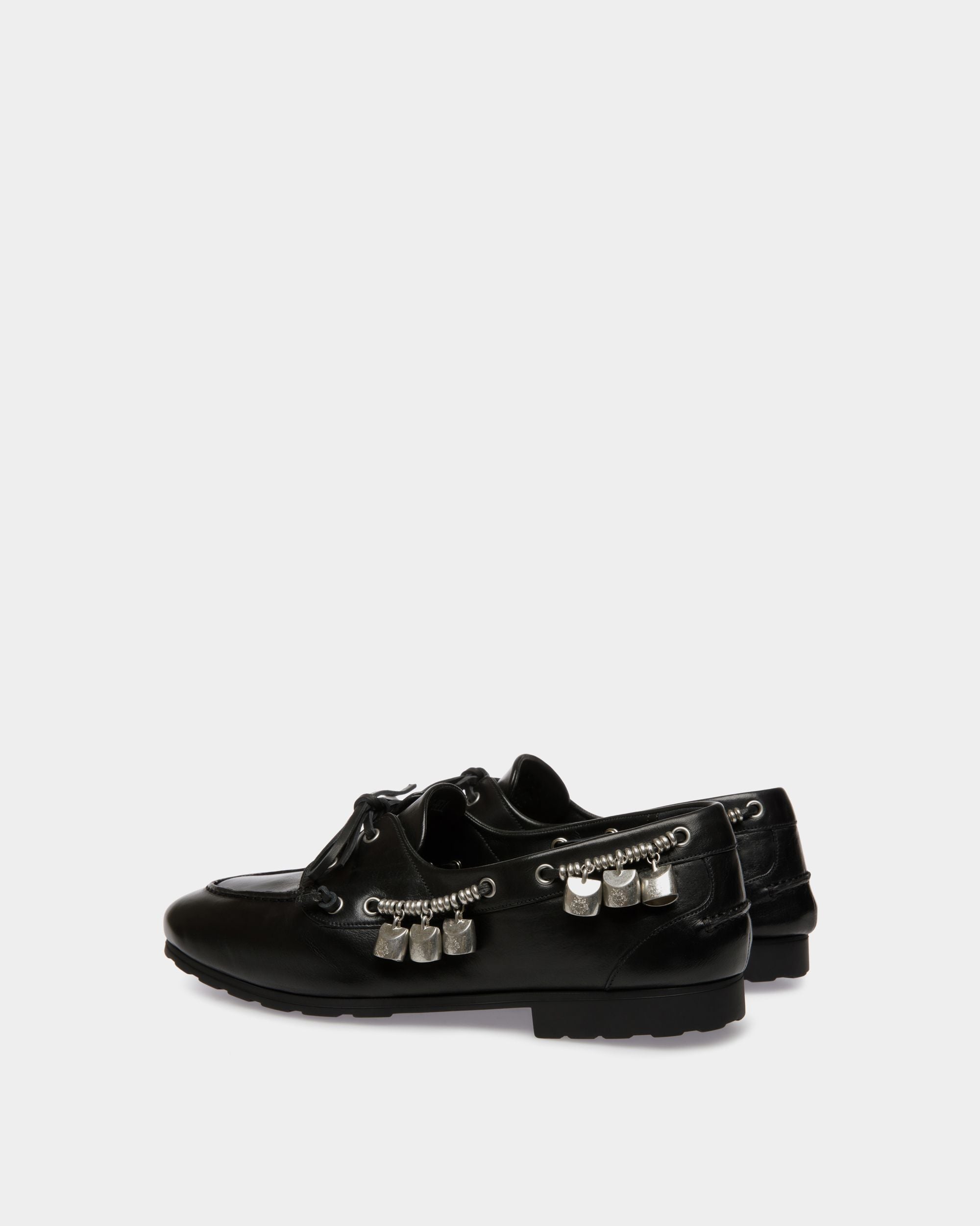 Plume Loafer In Black Leather - Men's - Bally - 04