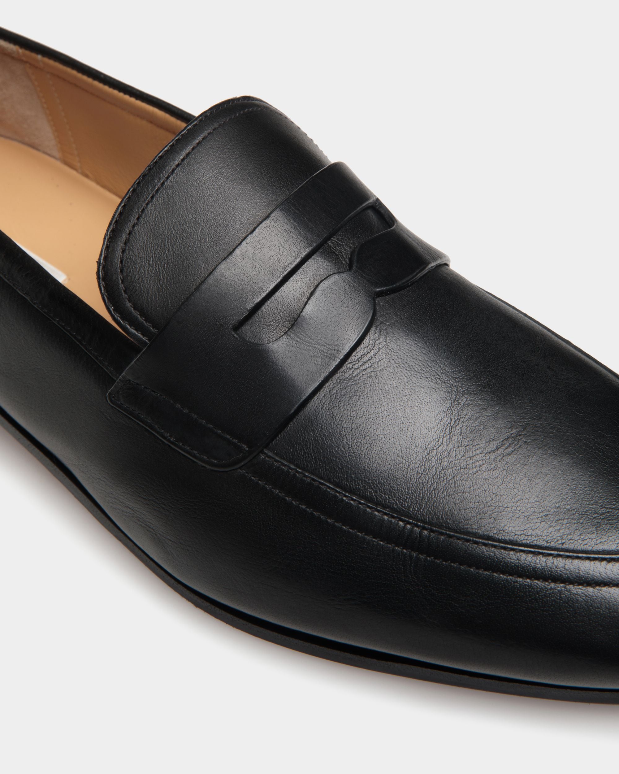 Mocassino Plume In Pelle Nera - Uomo - Bally - 05