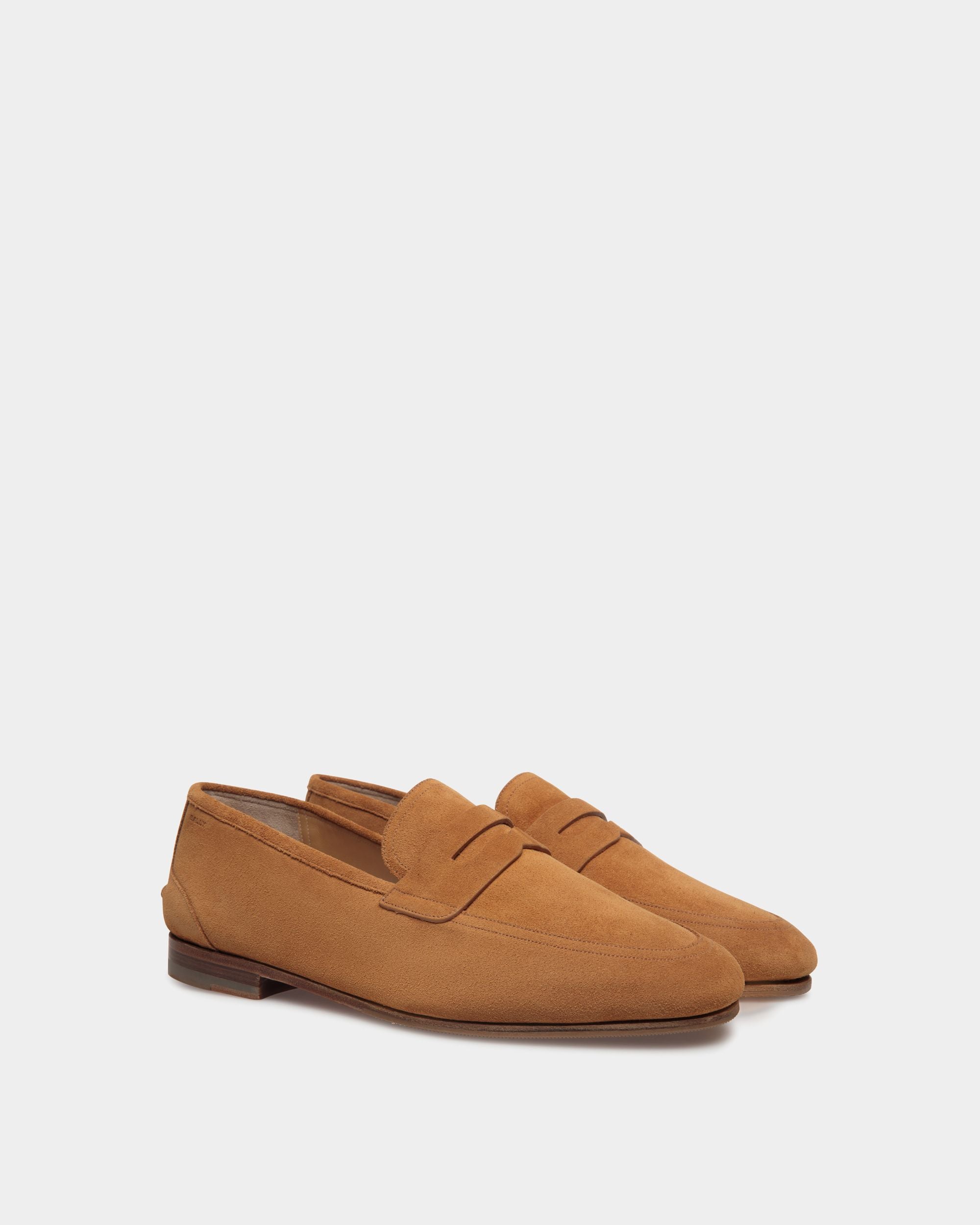 Plume Loafer Aus Braunem Veloursleder - Men's - Bally - 03