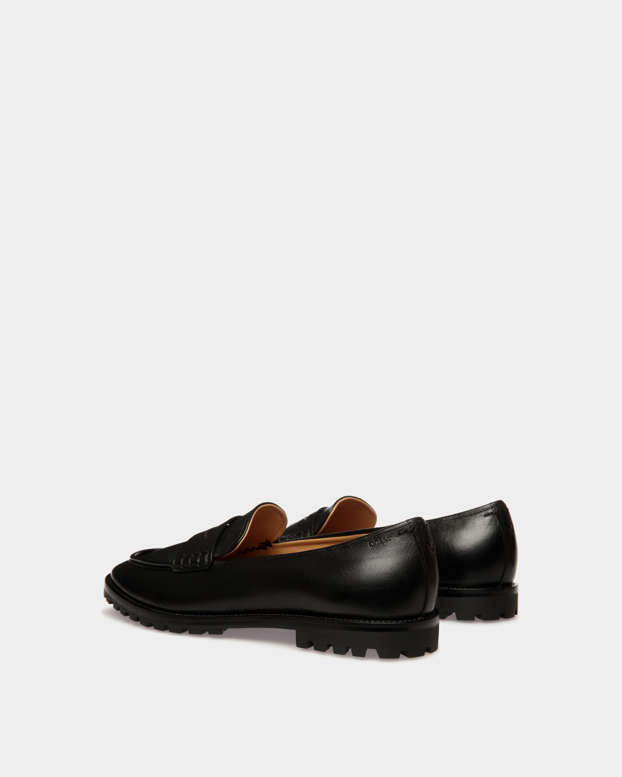 Mocassino Solaria In Pelle Nera - Uomo - Bally - 04
