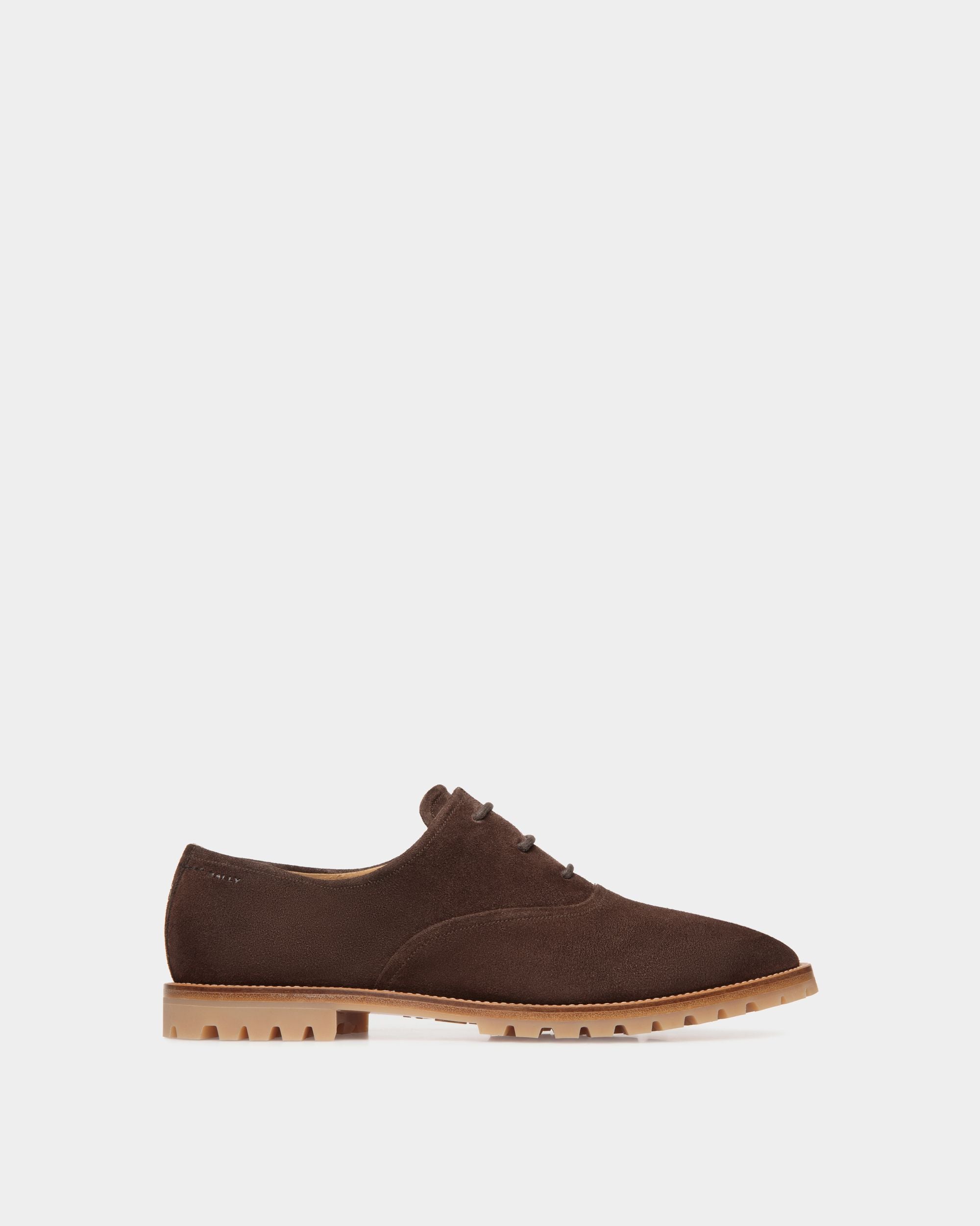 Solaria Oxford-Schuhe Aus Veloursleder In Ebenholzschwarz - Herren - Bally - 01