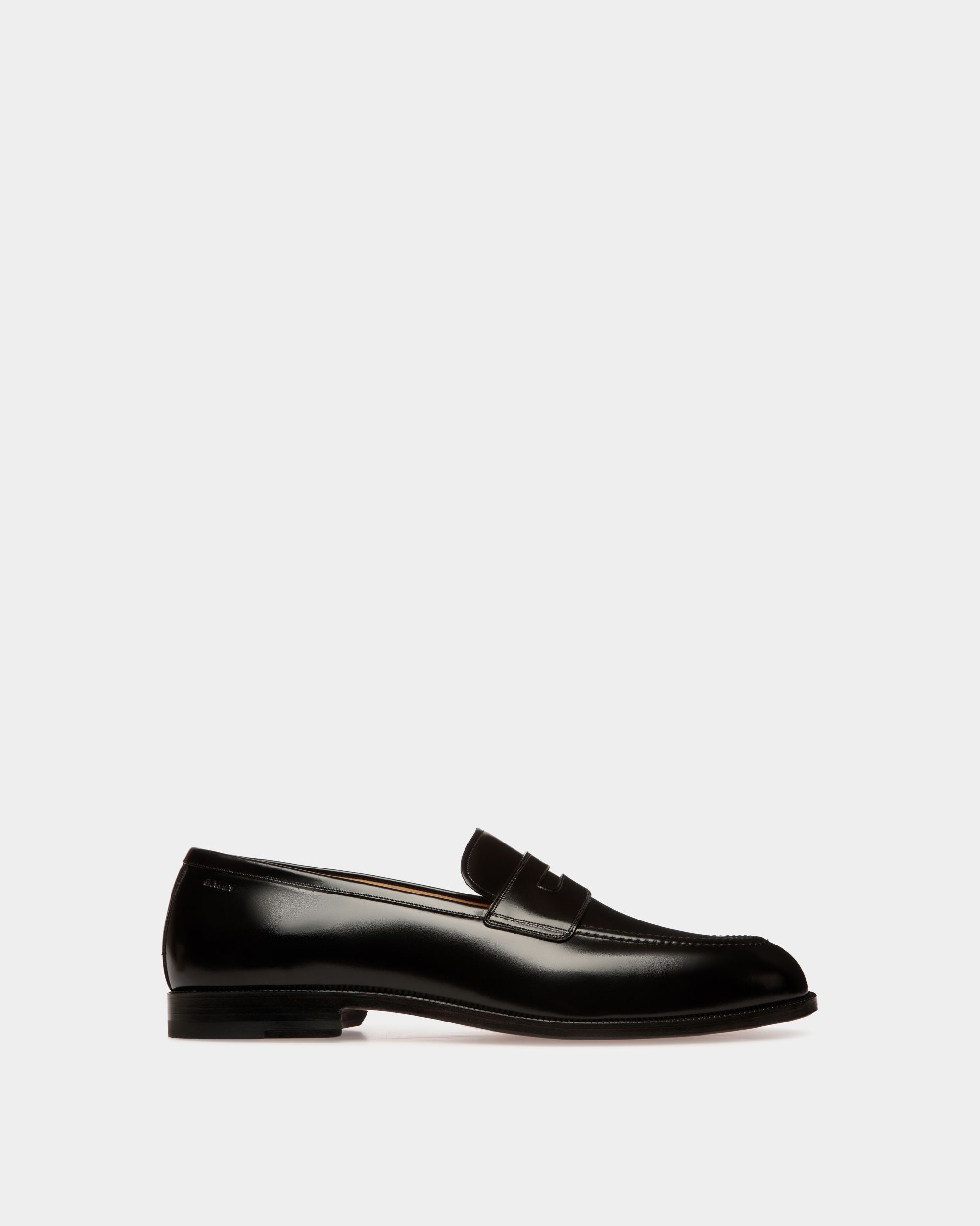Carl Loafer in Black Leather - Men's - Bally - 01