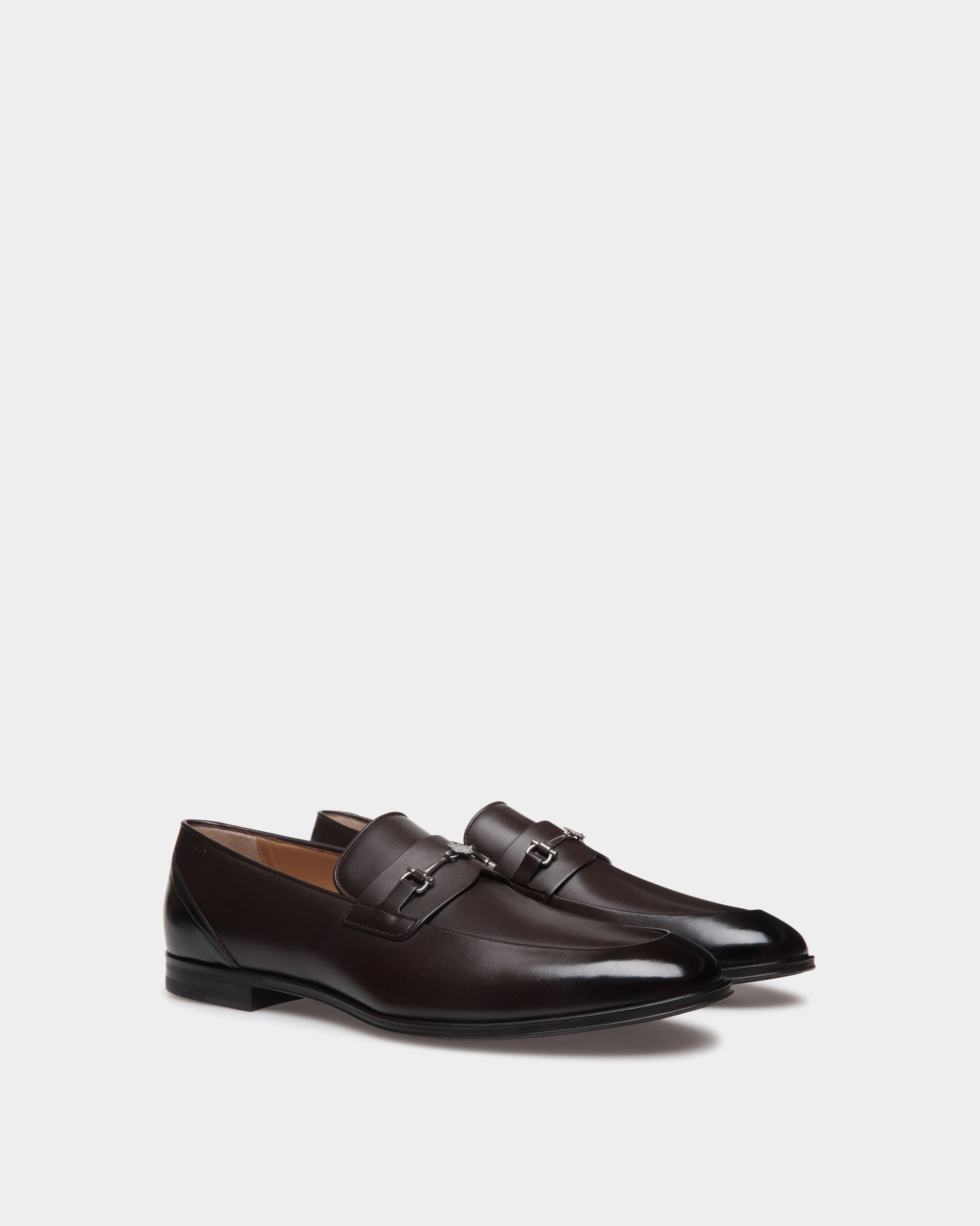 Westminster Loafer in Ebano Leather - Men's - Bally - 03
