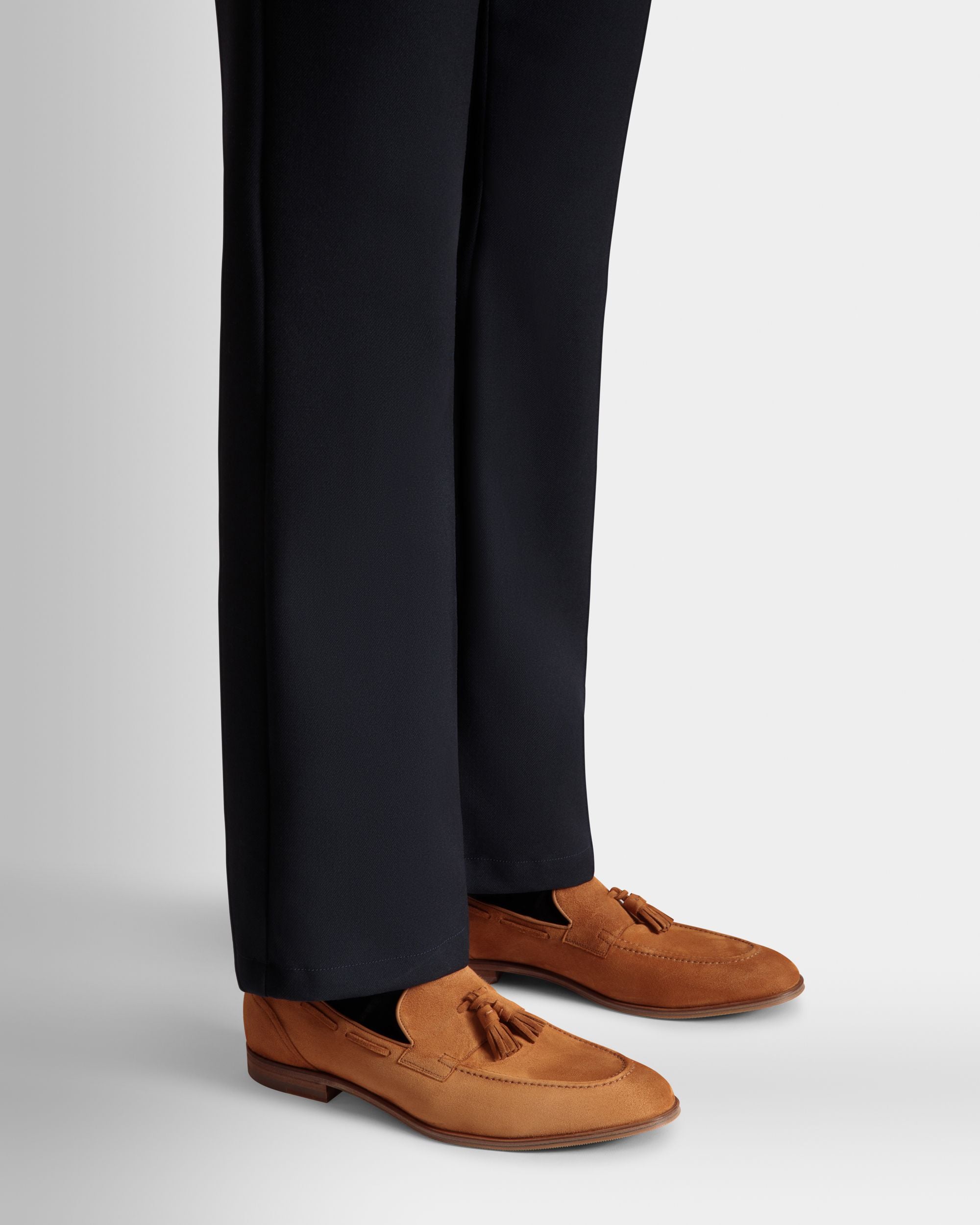 Westminster Loafer Aus Veloursleder In Braun - Homme - Bally - 02