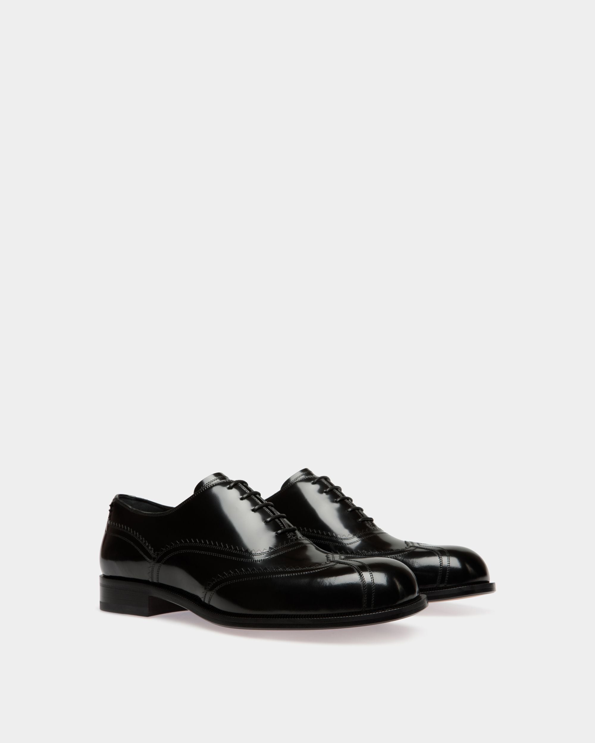 Spiegel Oxford-Schuhe Aus Leder In Schwarz - Uomo - Bally - 02
