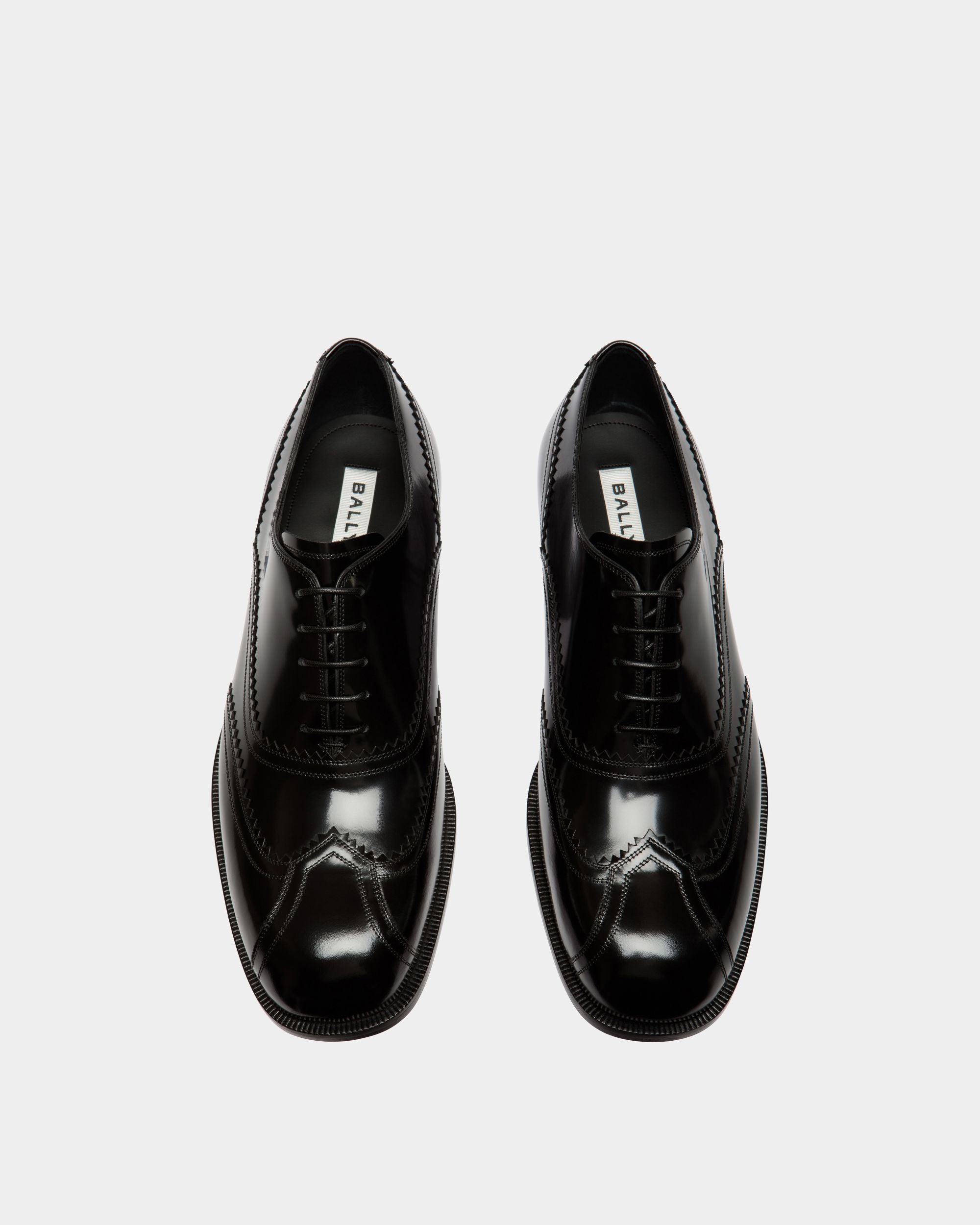 Spiegel Oxford-Schuhe Aus Leder In Schwarz - Uomo - Bally - 04