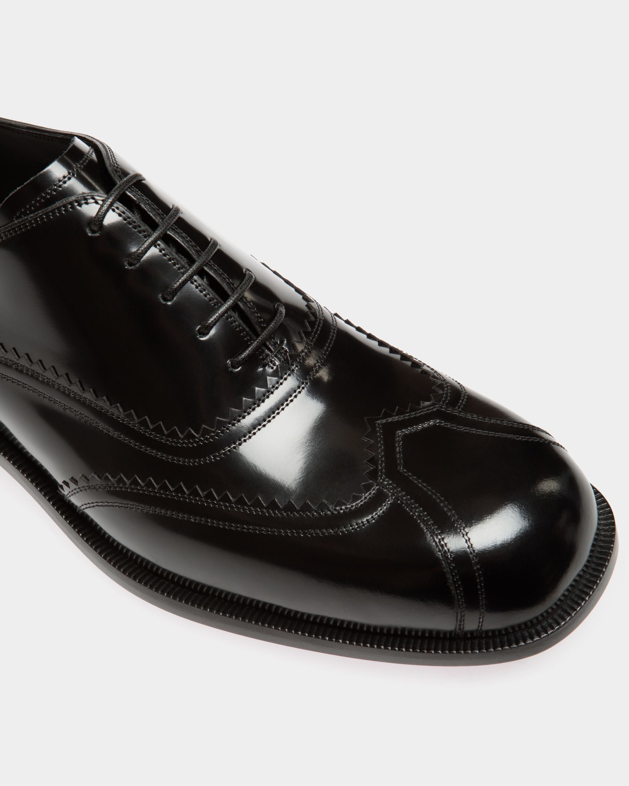 Scarpa Oxford Spiegel In Pelle Nera - Uomo - Bally - 05