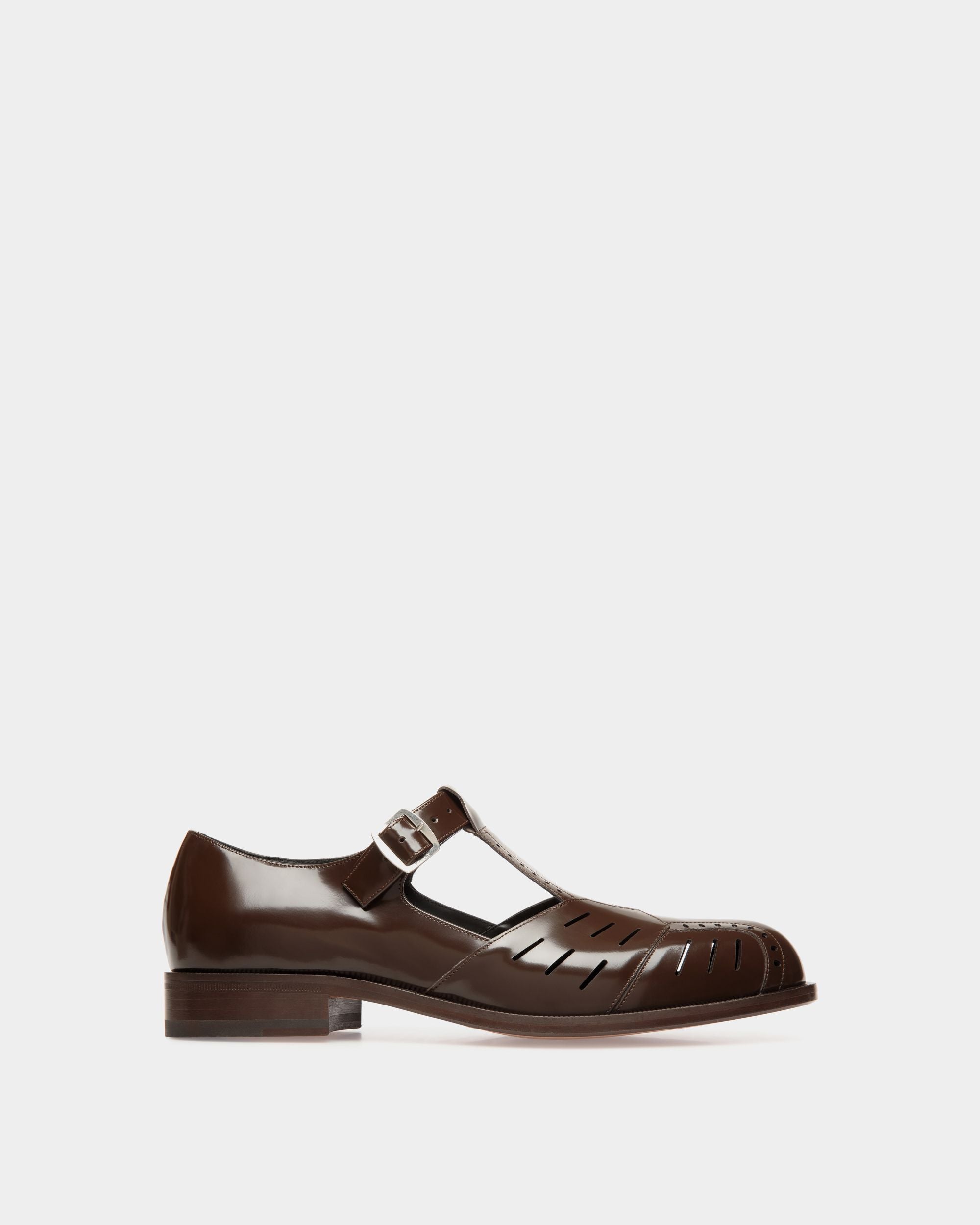 Sandale Spiegel En Cuir Marron - Homme - Bally - 01