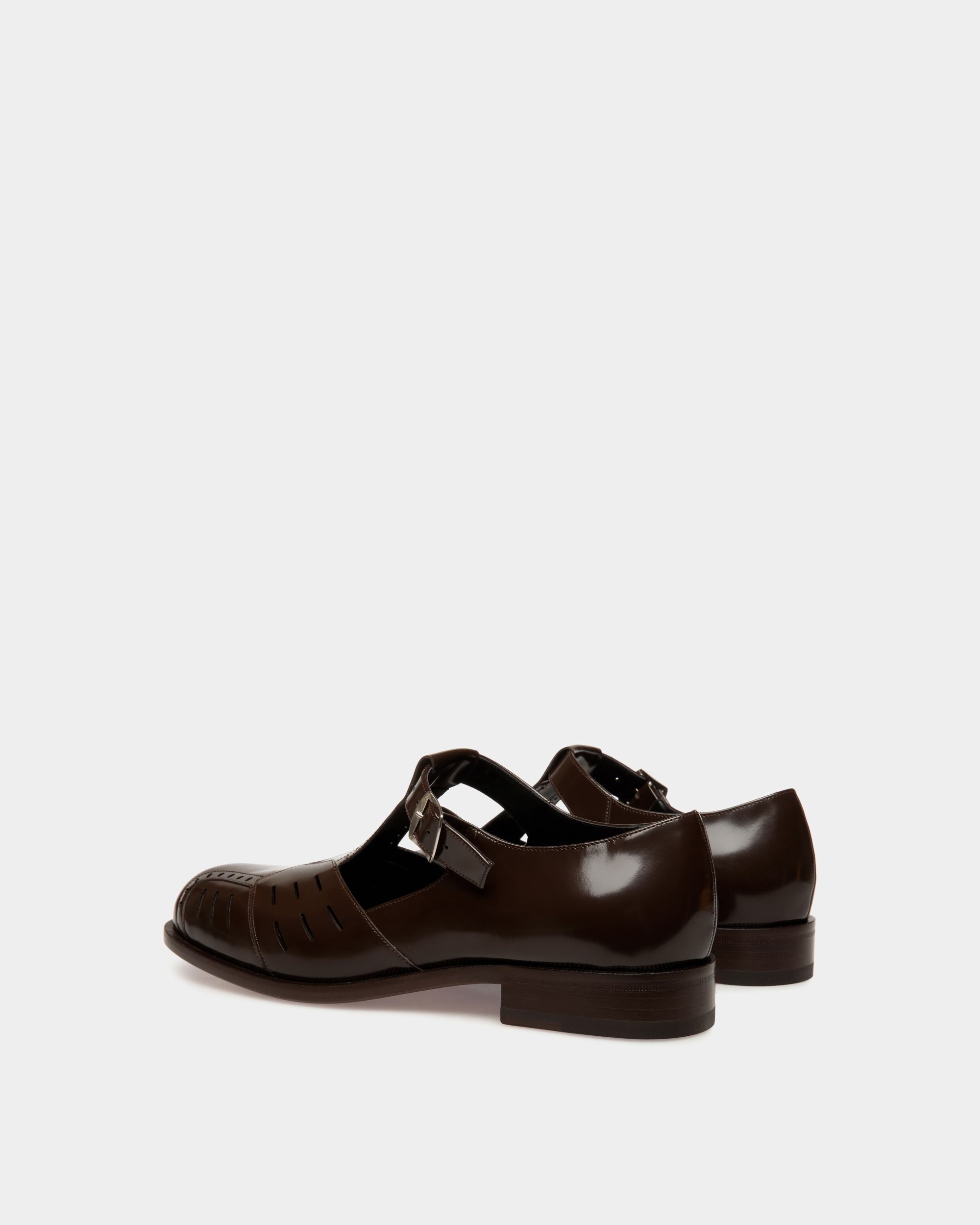 Sandale Spiegel En Cuir Marron - Homme - Bally - 03