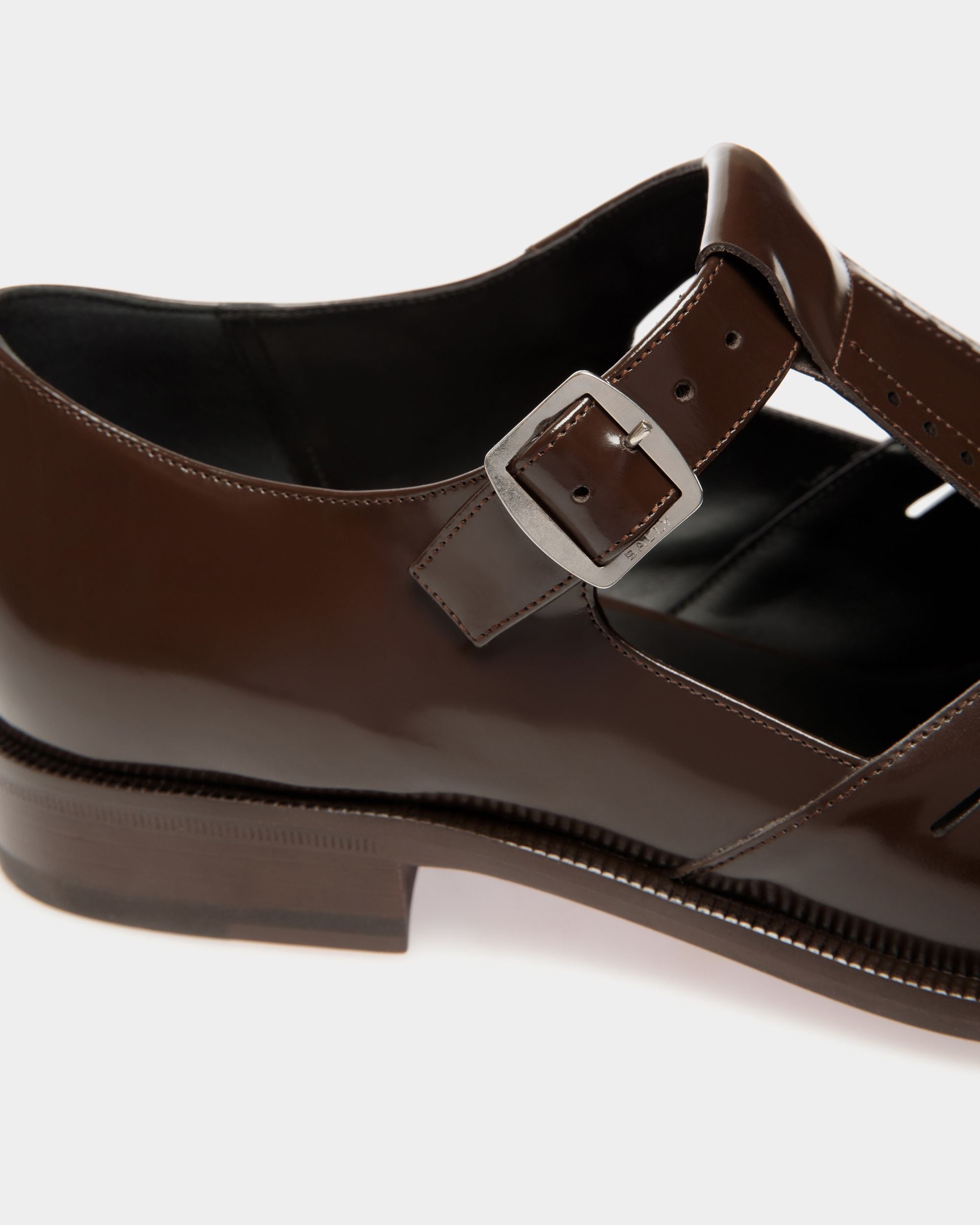 Sandale Spiegel En Cuir Marron - Homme - Bally - 05