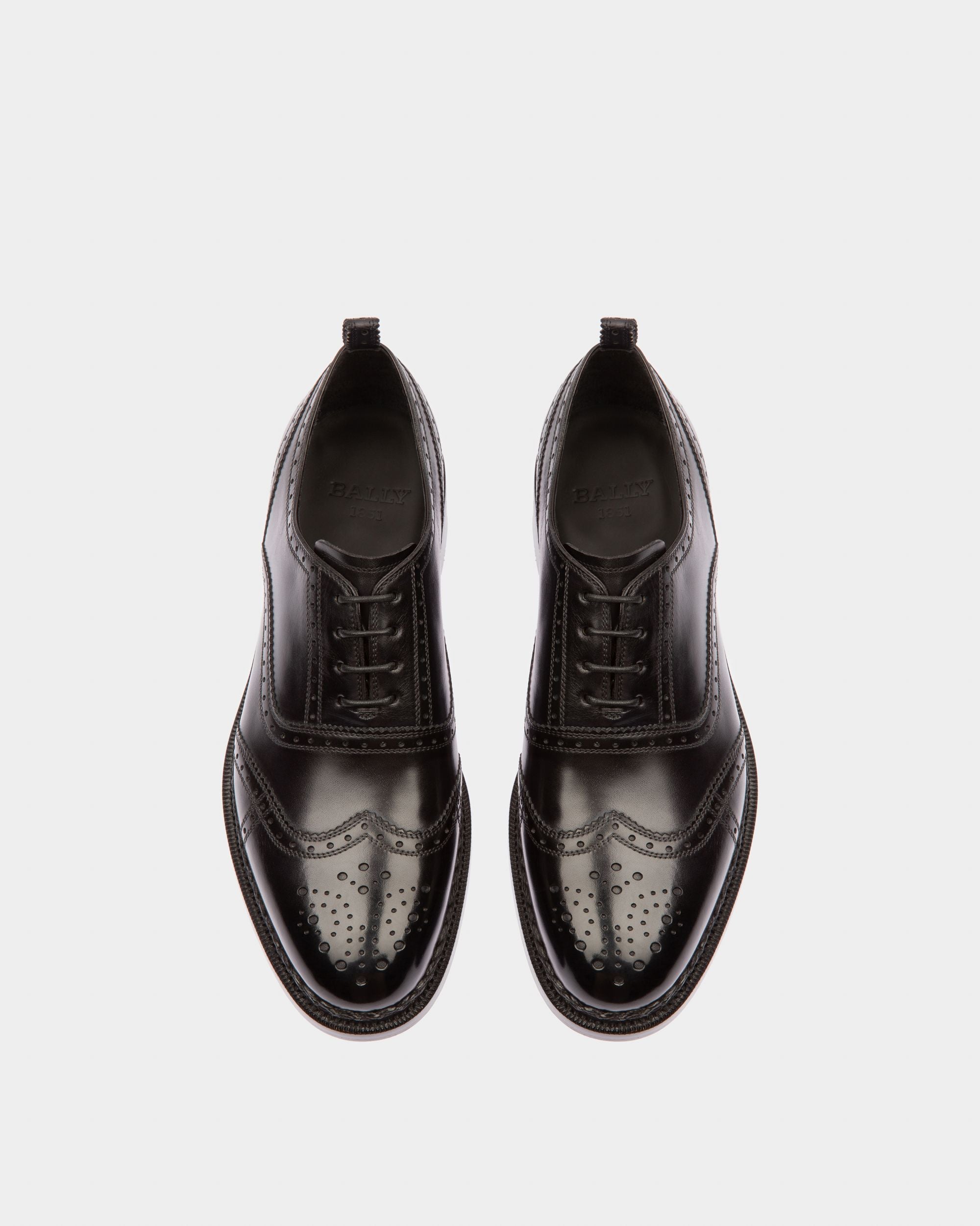 Oliver Oxfordschuhe Aus Schwarzem Leder - Herren - Bally - 02