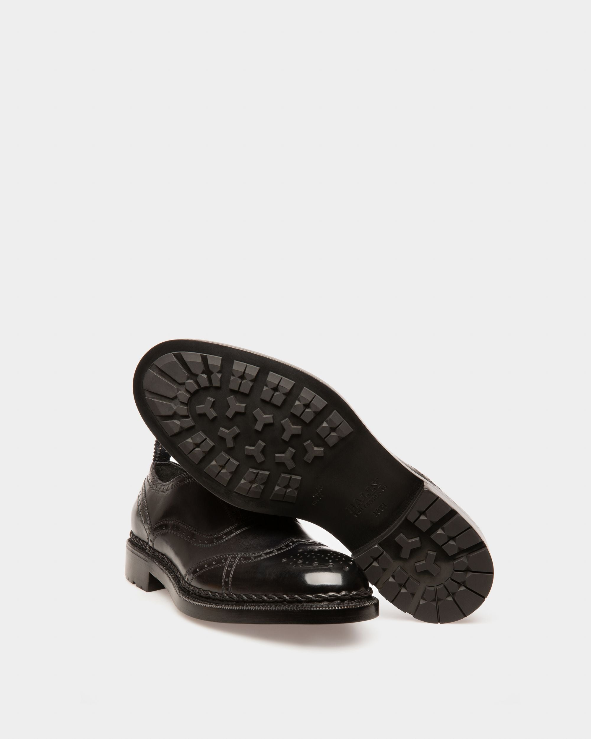 Oliver Oxfordschuhe Aus Schwarzem Leder - Herren - Bally - 05