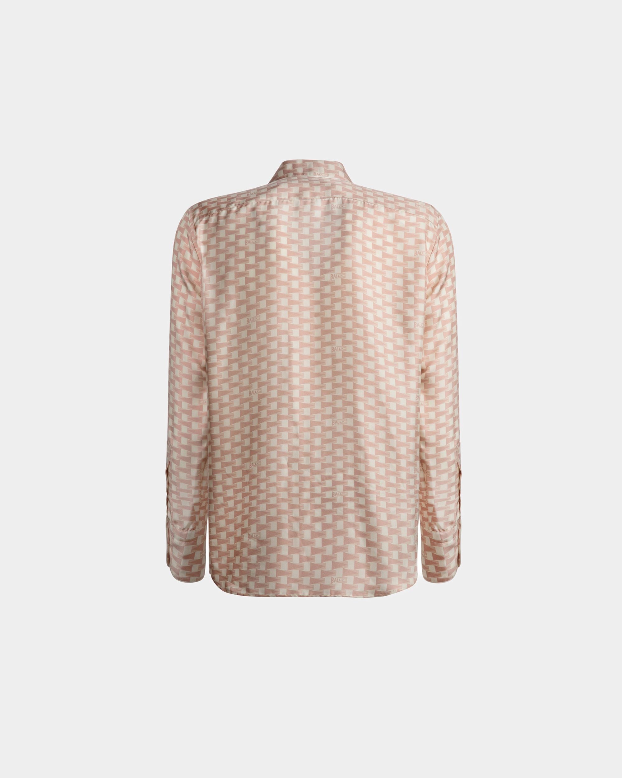 Camicia Stampa Pennant In Seta Dusty Petal - Uomo - Bally - 07