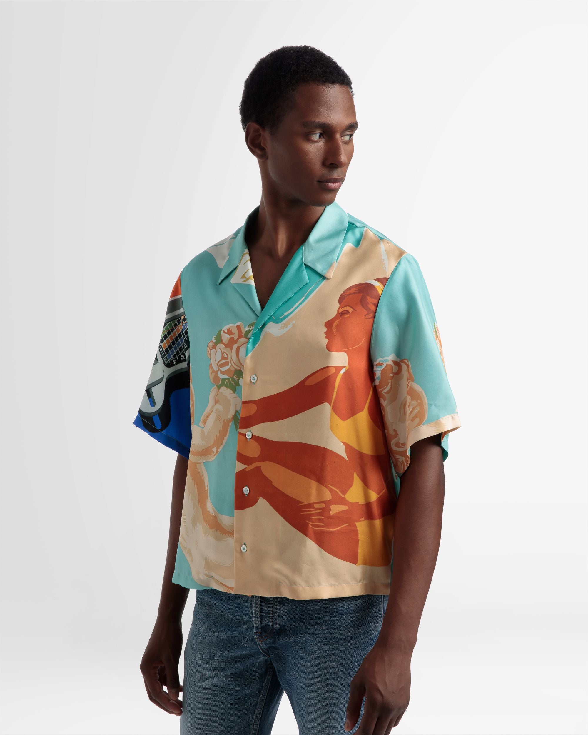 Chemise De Bowling En Soie - Homme - Bally - 02
