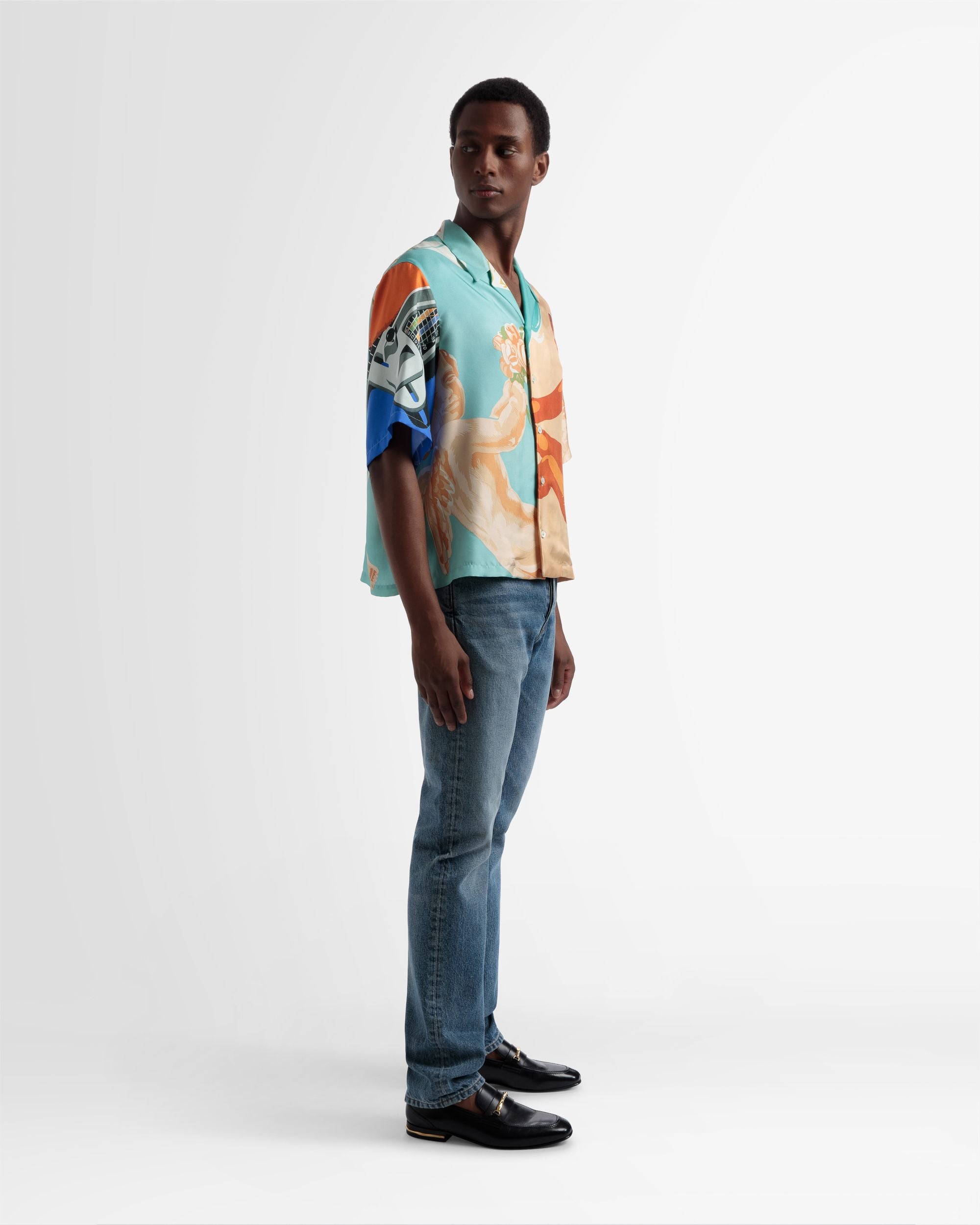 Chemise De Bowling En Soie - Homme - Bally - 03