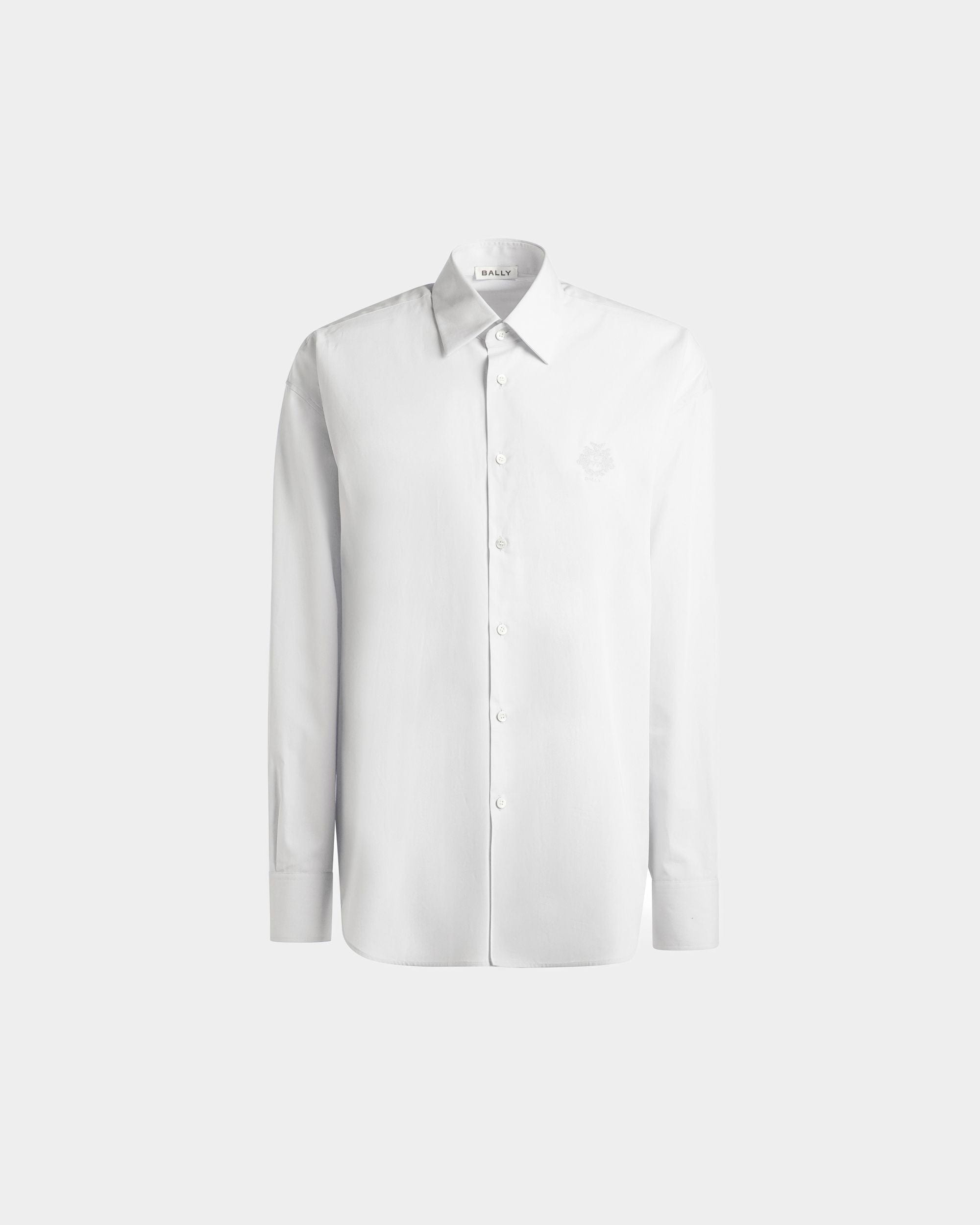 Chemise En Coton Blanc - Homme - Bally - 01