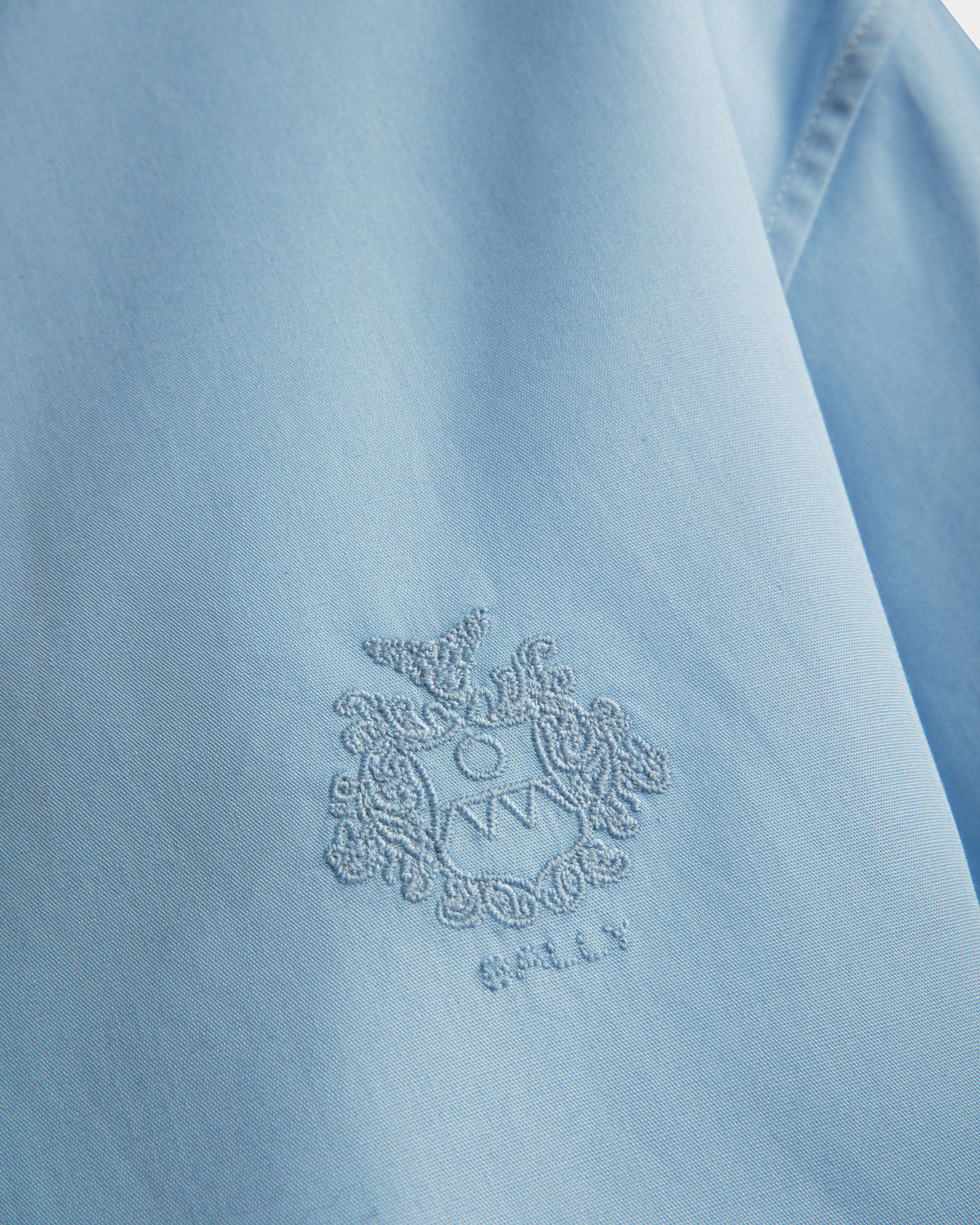 Chemise En Coton Light Blue - Homme - Bally - 02