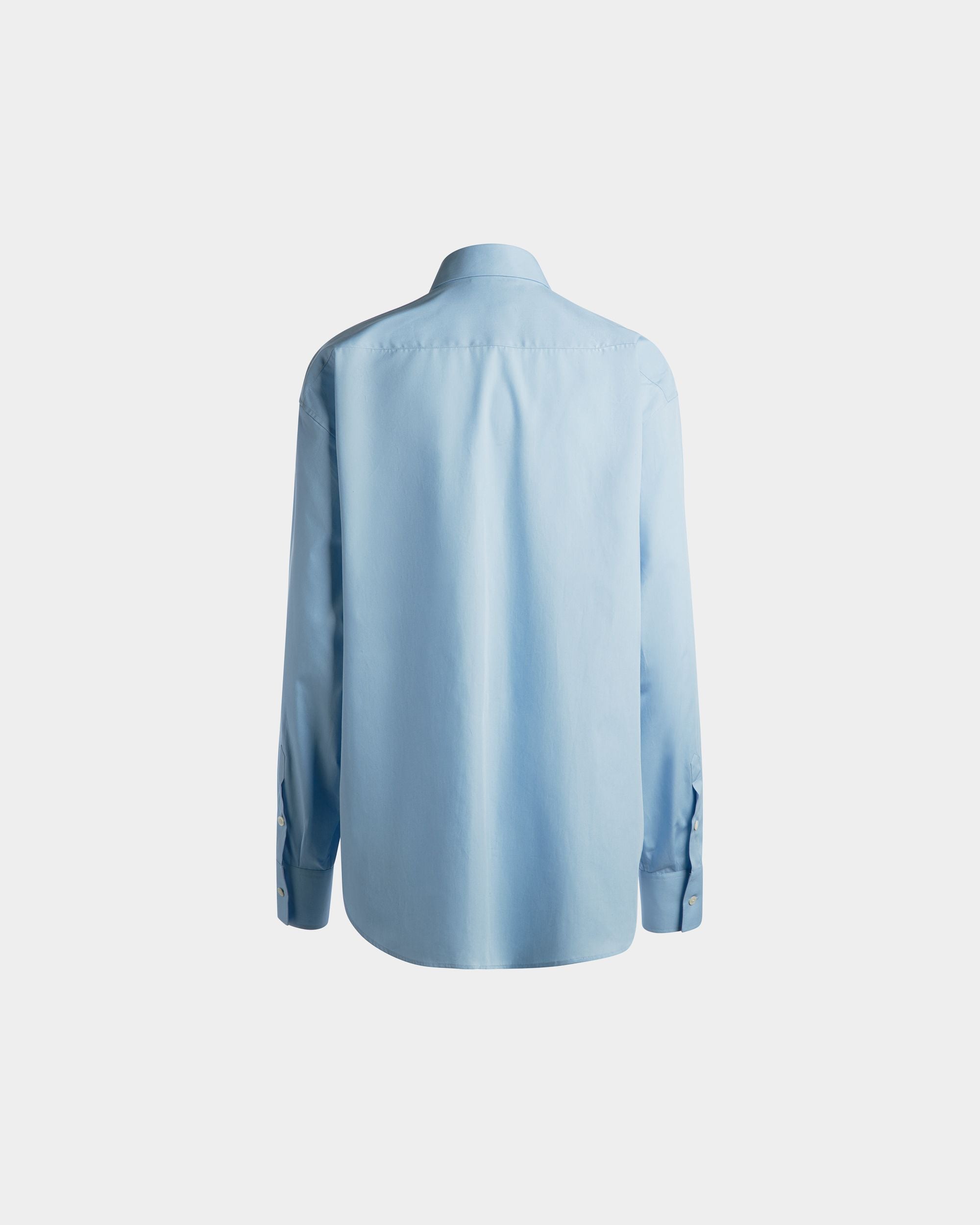Chemise En Coton Light Blue - Homme - Bally - 03
