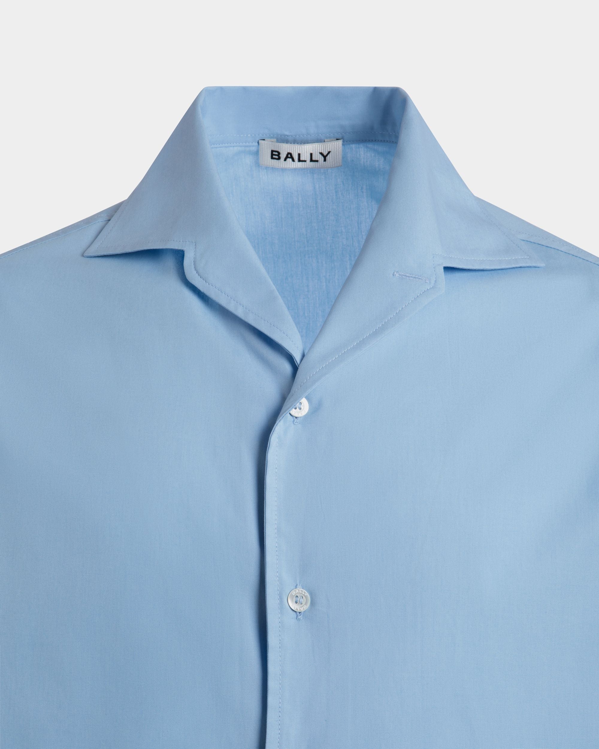 Shirts In Blue Cotton - Herren - Bally - 02