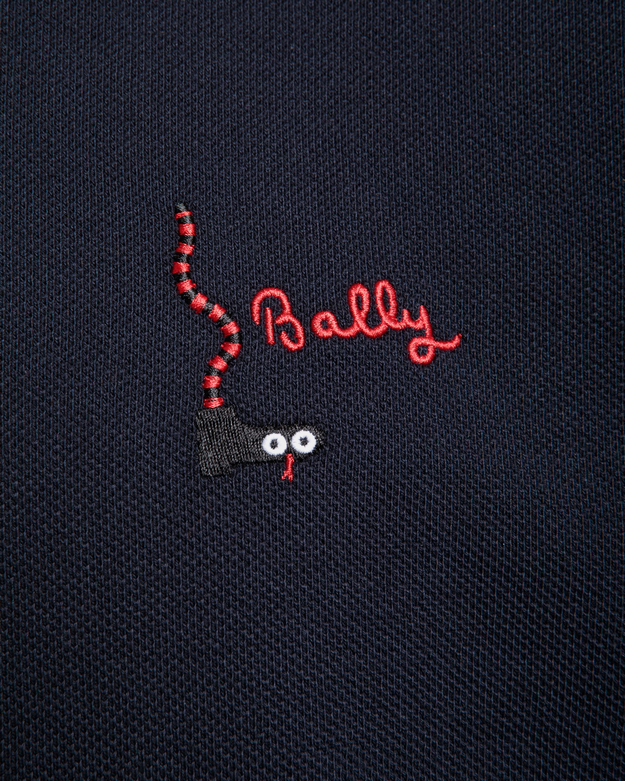 Polo In Cotone Navy Blue - Uomo - Bally - 04