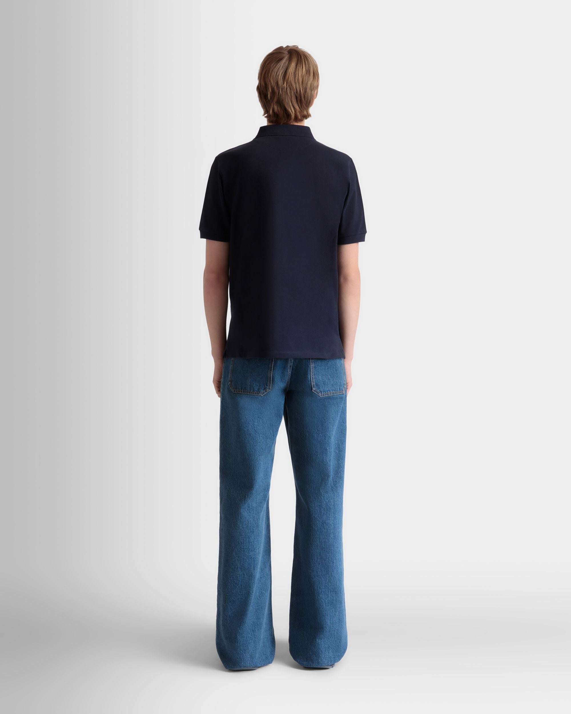 Polo In Cotone Navy Blue - Uomo - Bally - 06