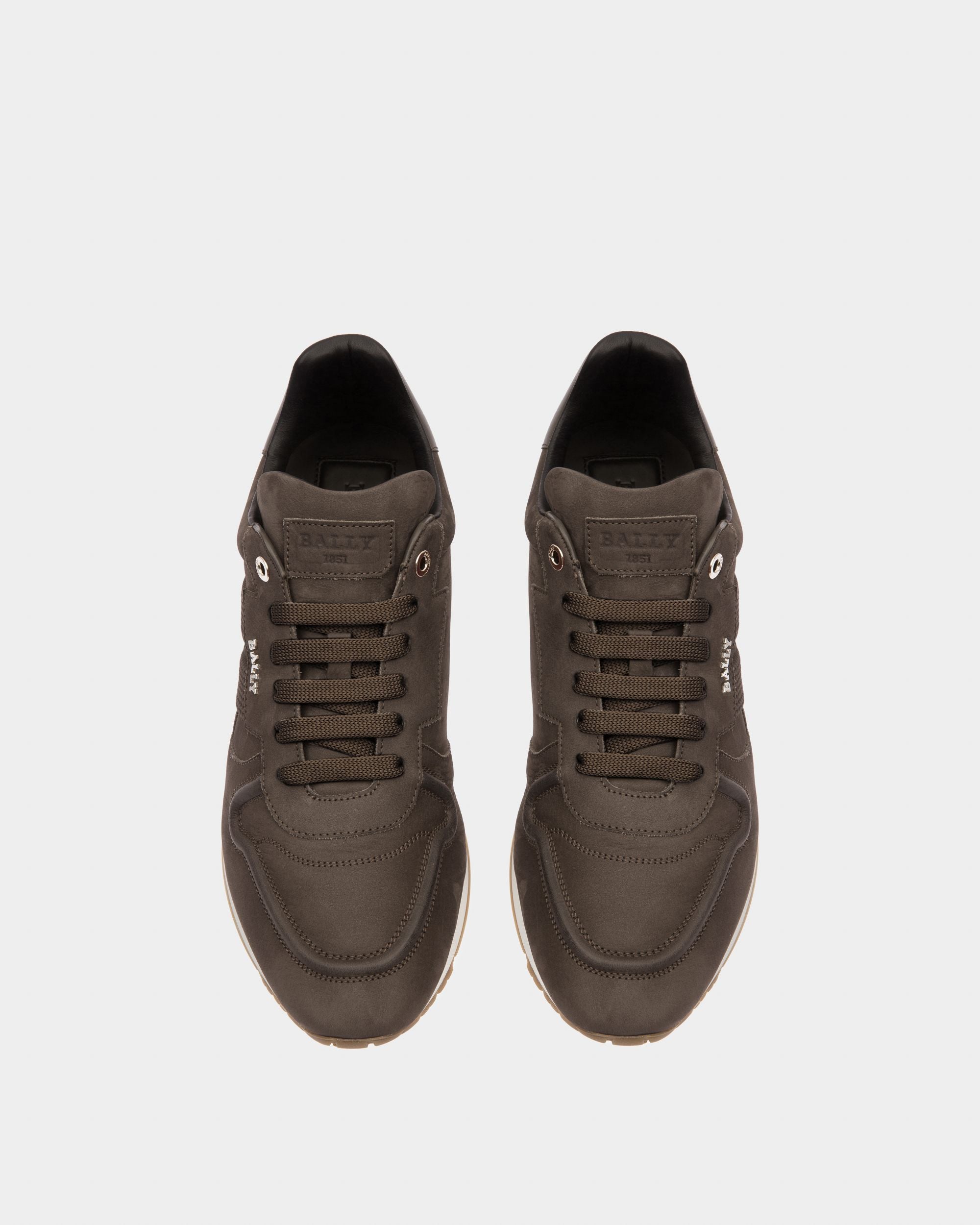 Asper Sneaker Aus Armeegrünem Leder - Herren - Bally - 02