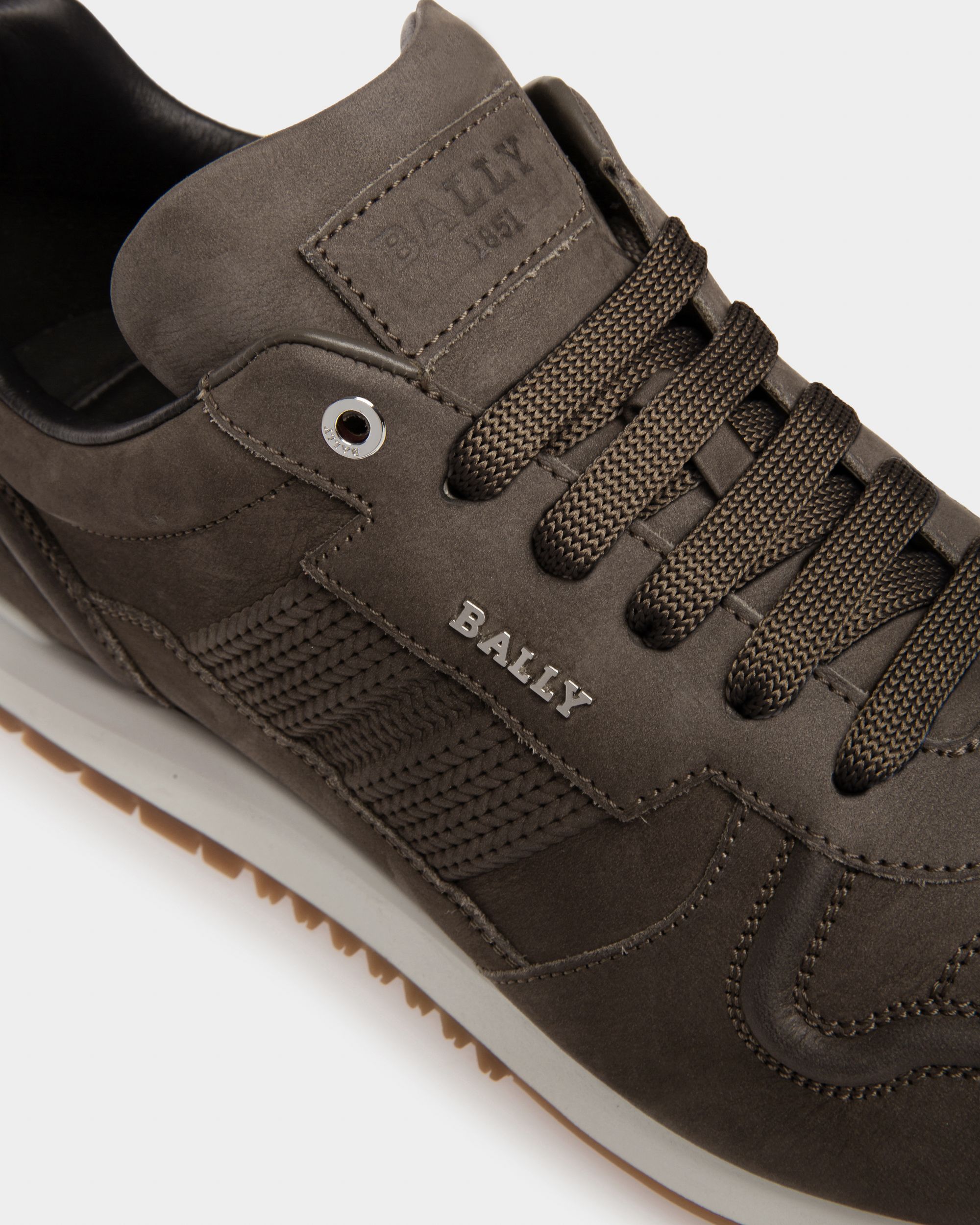 Asper Sneaker Aus Armeegrünem Leder - Herren - Bally - 05