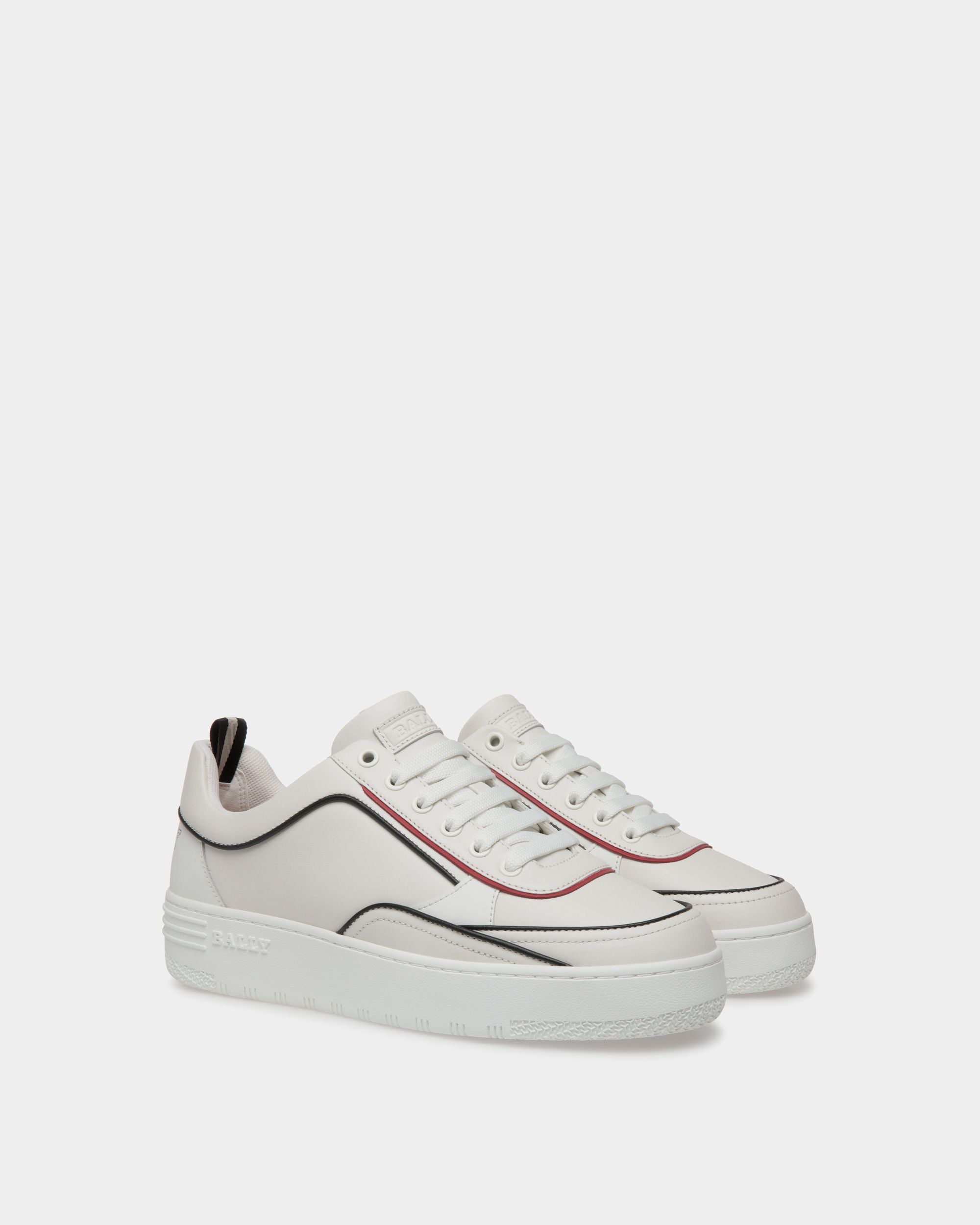 Sneaker In White Leather - Herren - Bally - 02