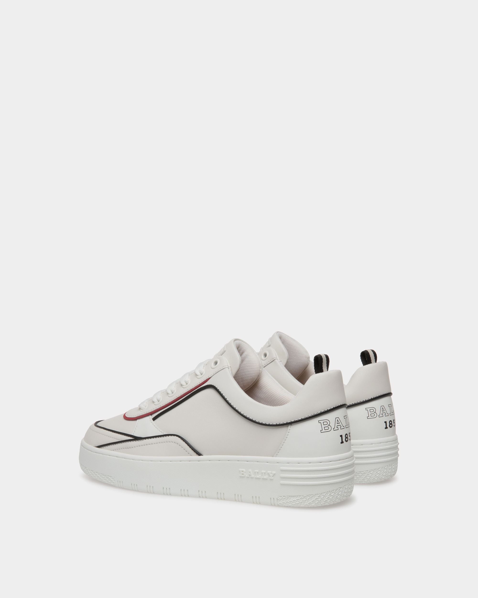 Sneaker In White Leather - Herren - Bally - 03