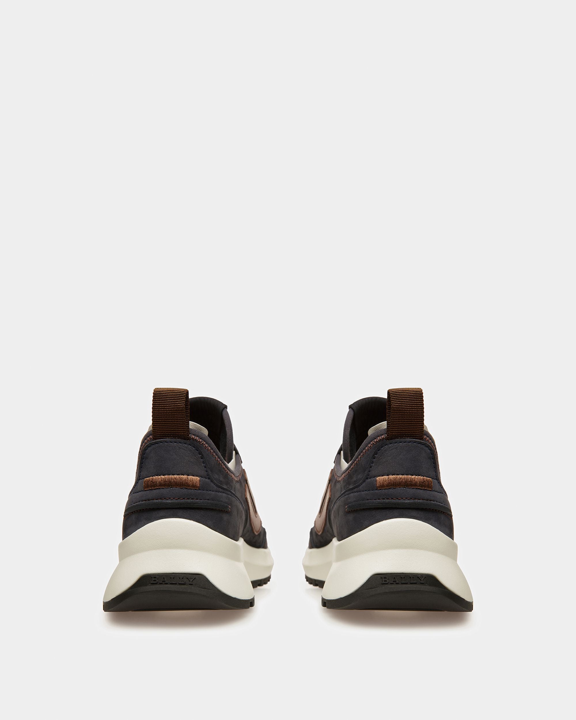Darys Sneaker In Pelle Blu Notte E Marrone - Uomo - Bally - 03