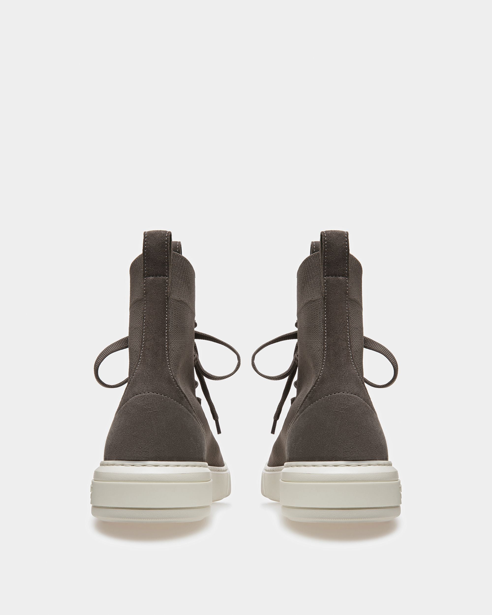 Mitys-T Sneakers Aus Leder In Dark Mineral - Herren - Bally - 04