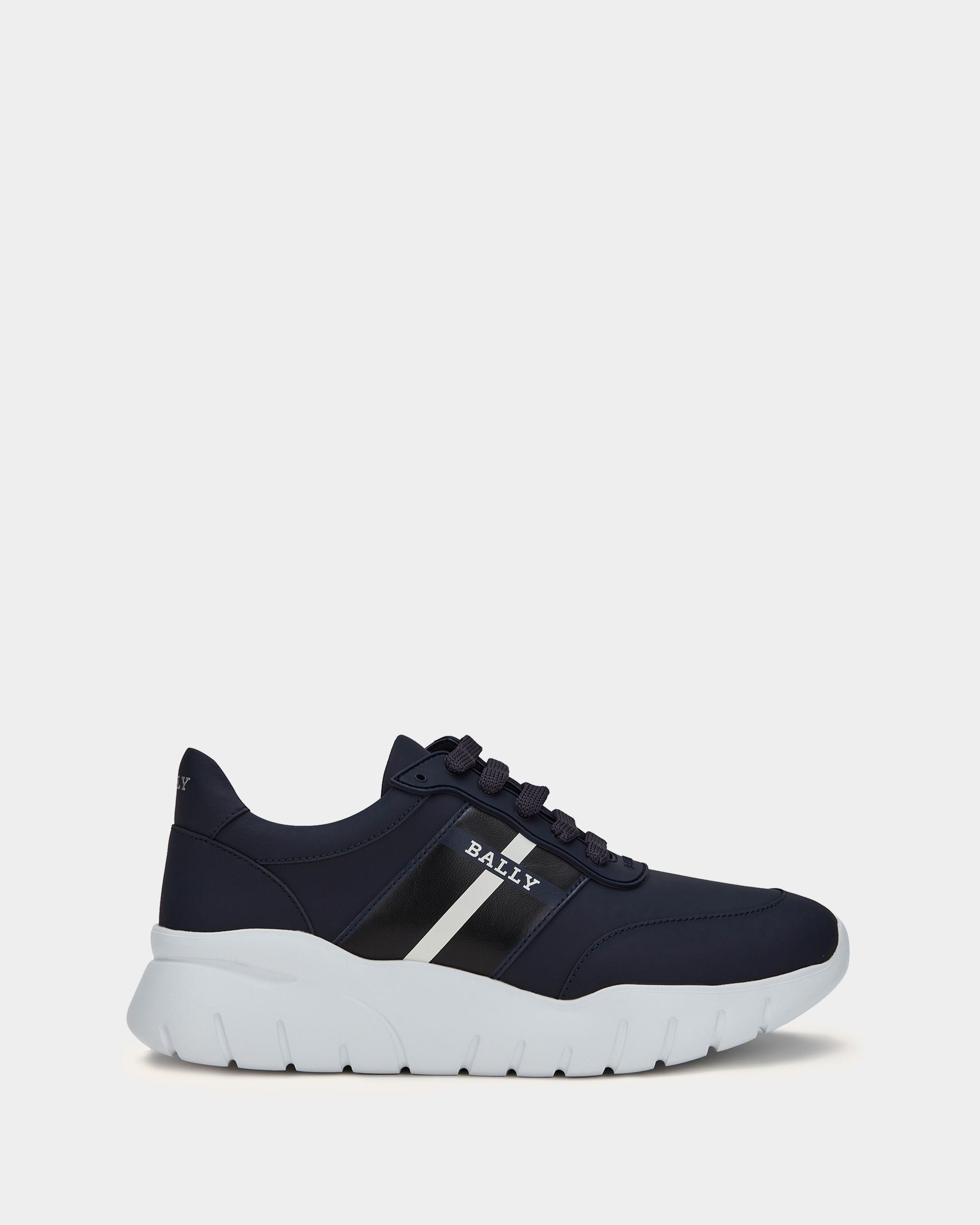 Sneaker En Cuir Bleu - Homme - Bally - 01